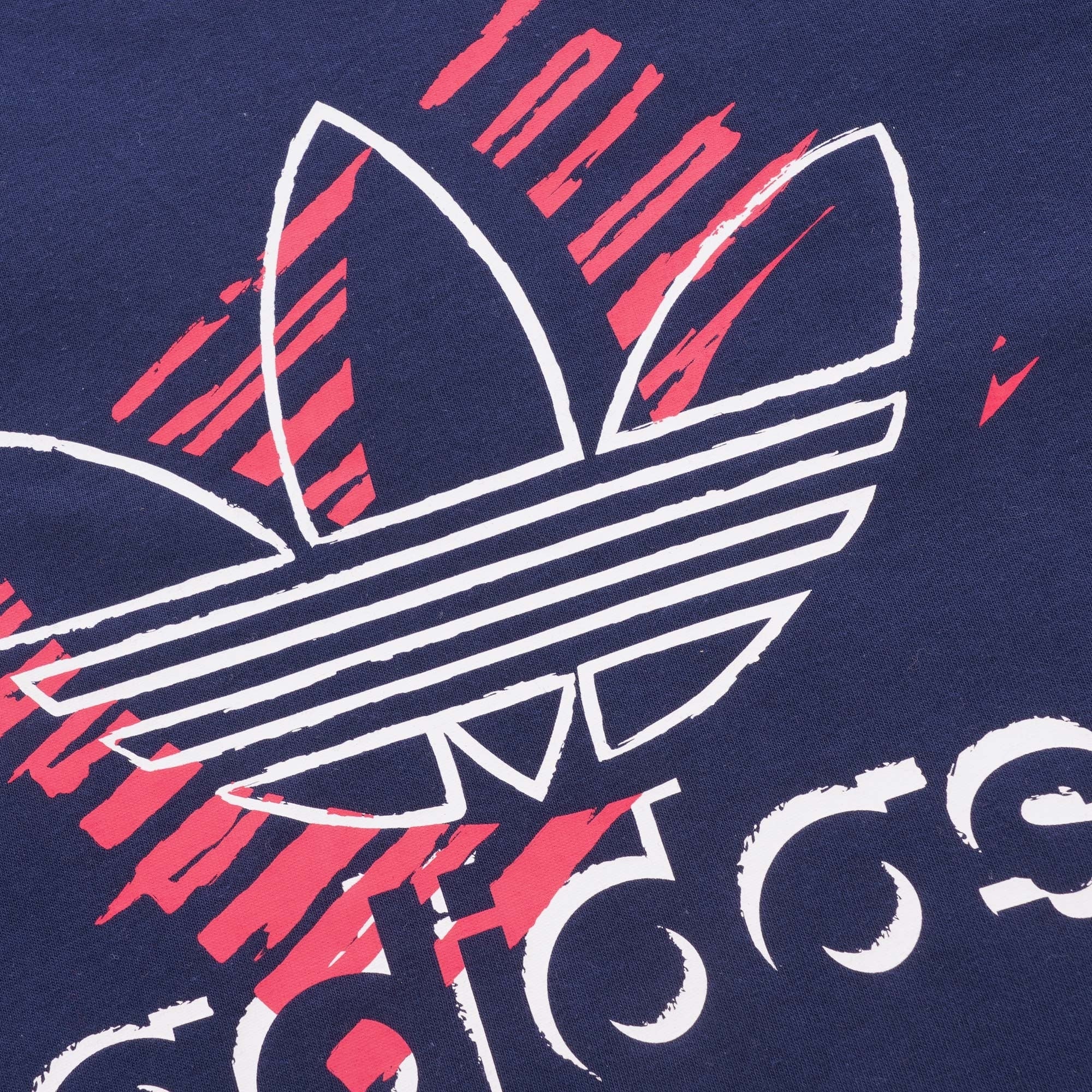 Adidas Originals Trefoil Art T-Shirt - Navy
