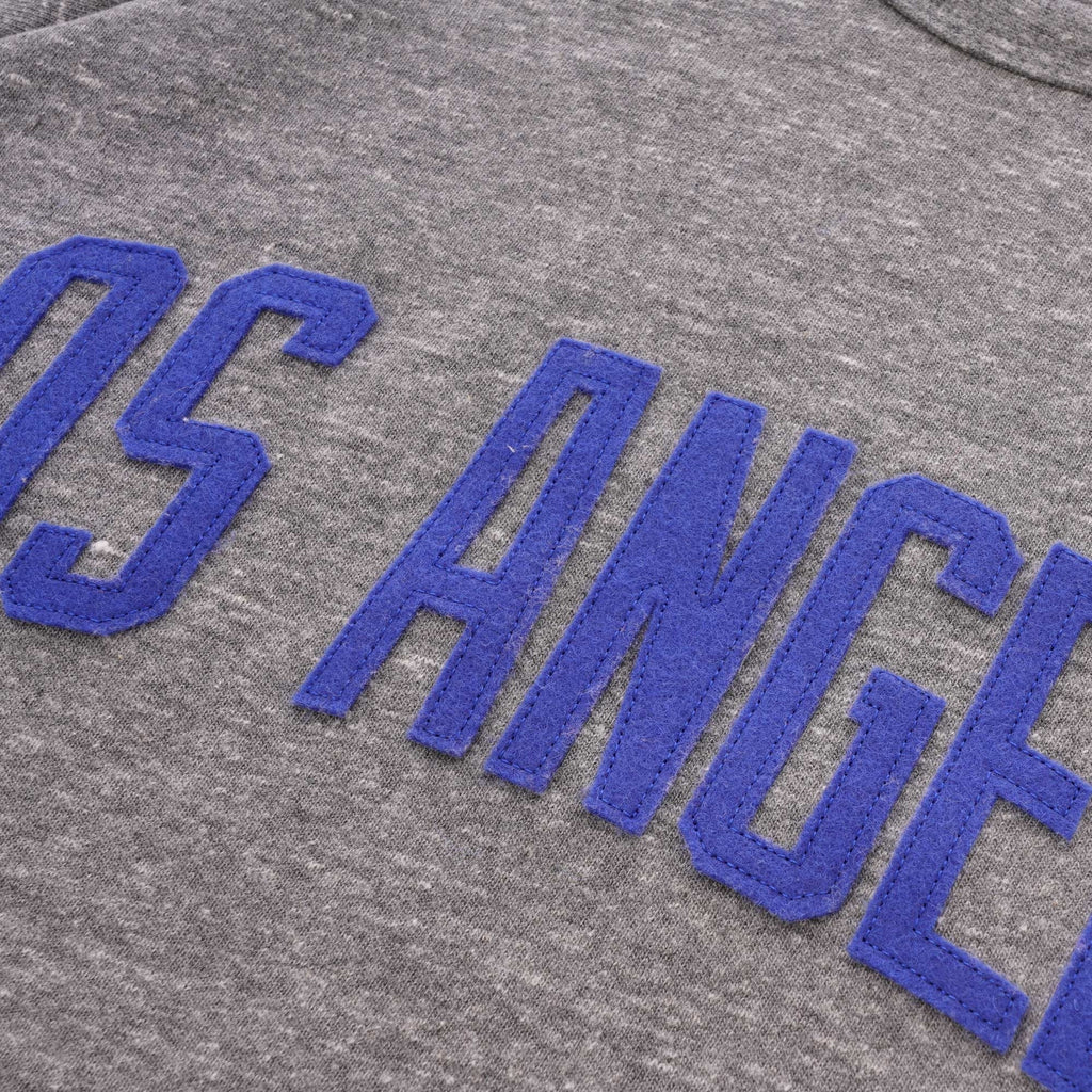 Ebbets Field Flannels Los Angeles Angels Crew Neck Sweatshirt - Grey