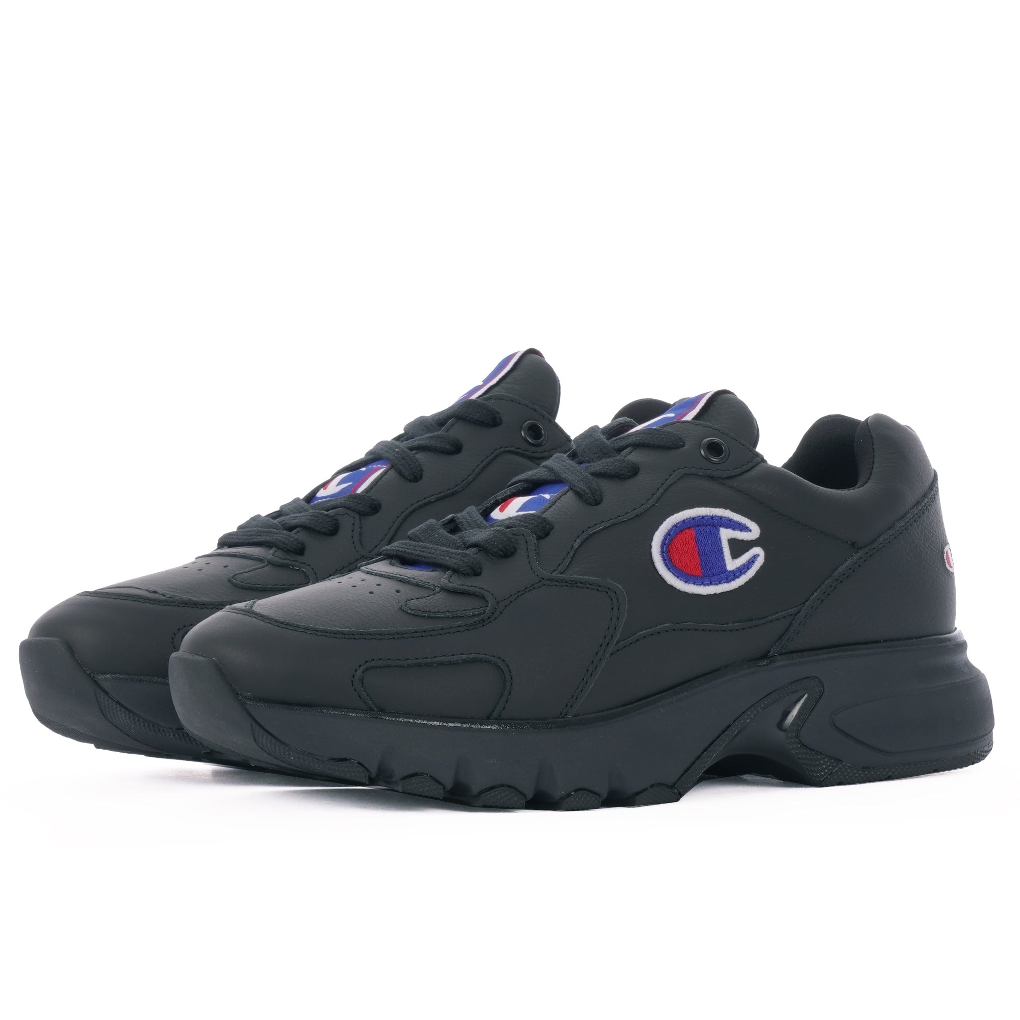 Champion CWA-1 Leather Sneakers - Black