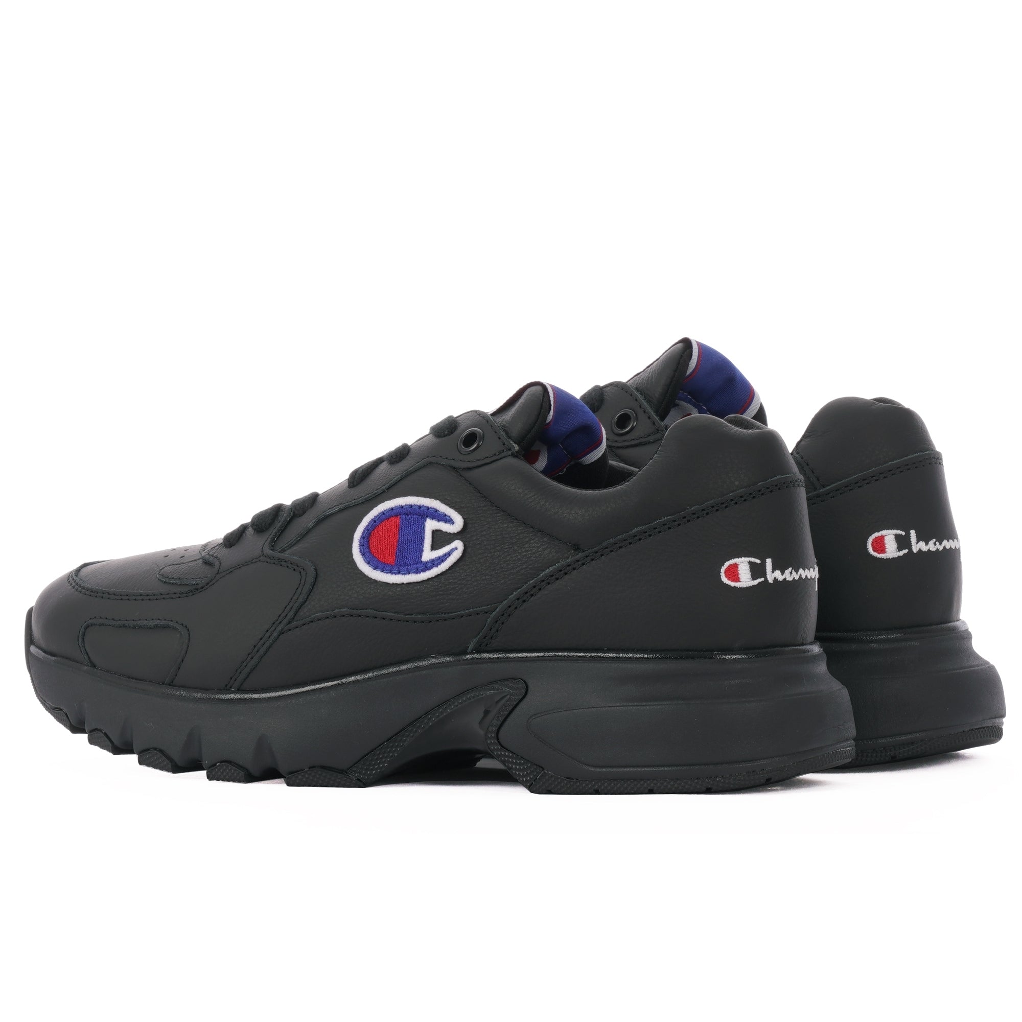 Champion CWA-1 Leather Sneakers - Black