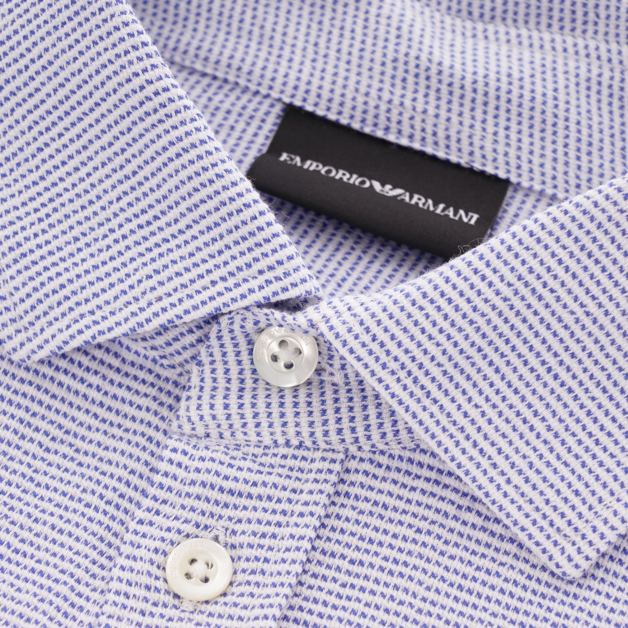 Emporio Armani Long Sleeve Casual Shirt - Blue