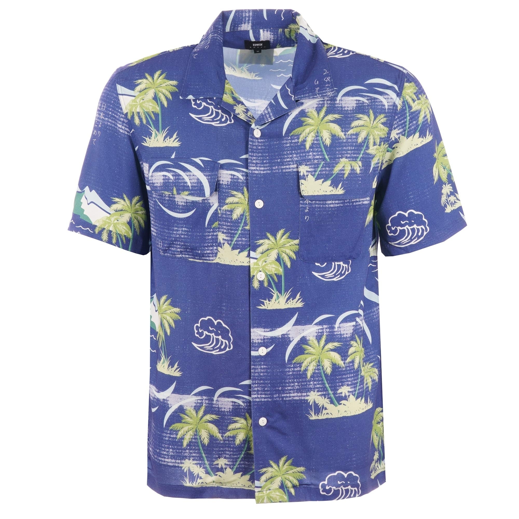Edwin Garage Shirt - Blue Island