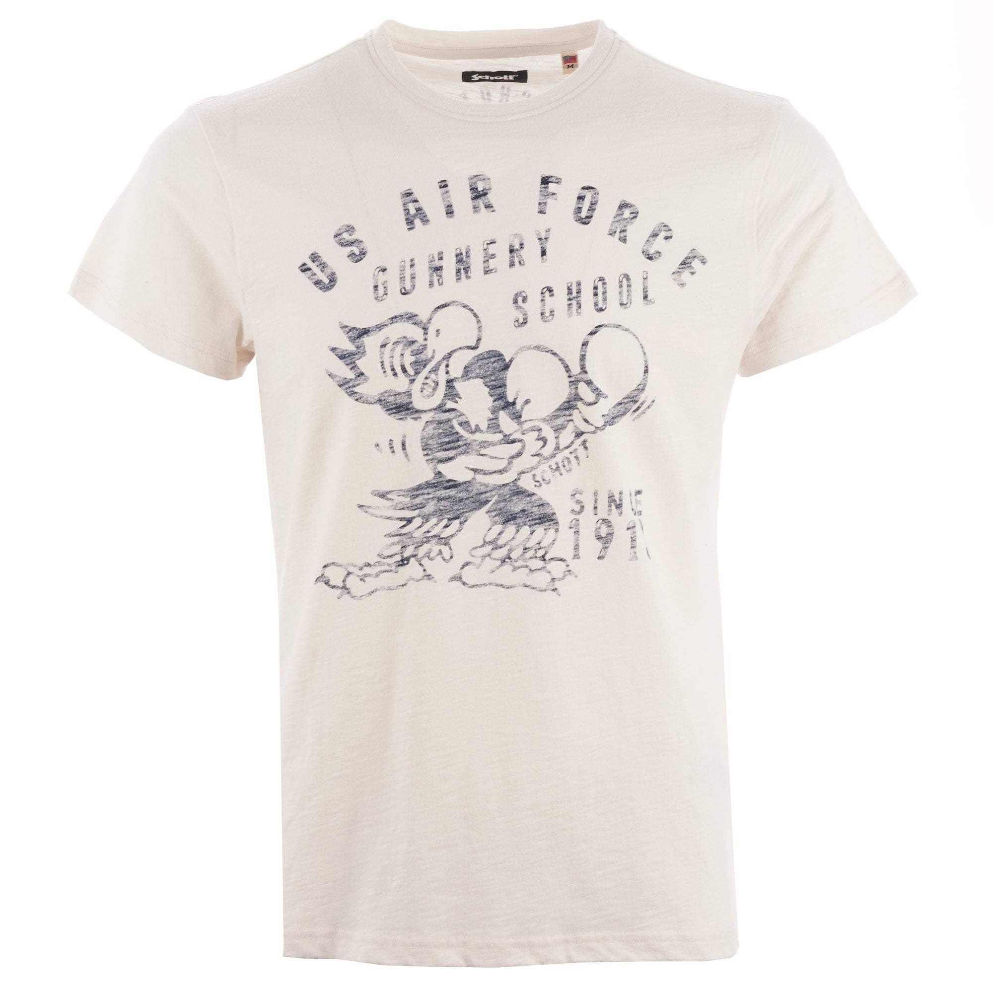 Schott NYC US Air Force T-Shirt - White