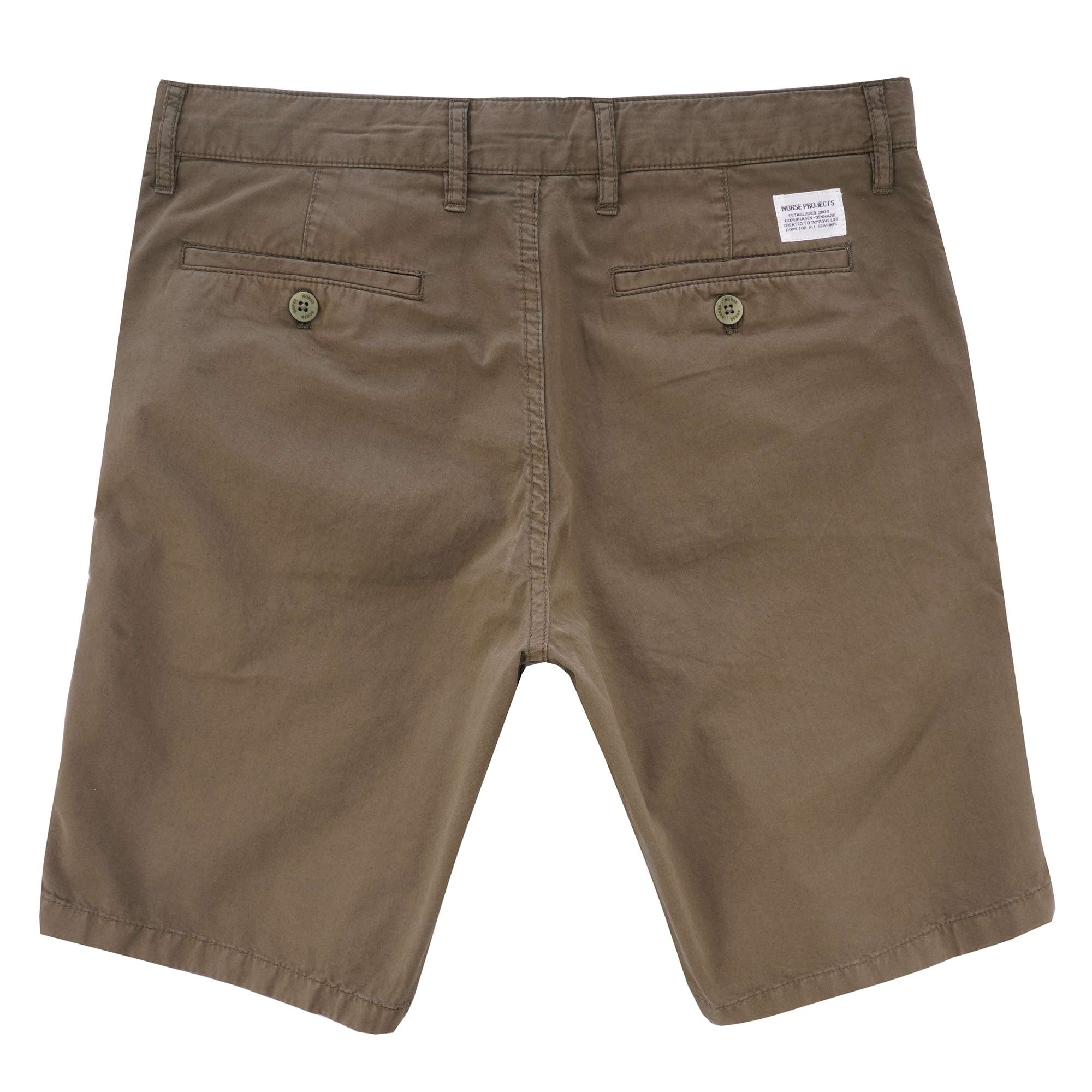 Norse Projects Aros Light Twill Shorts - Ivy Green
