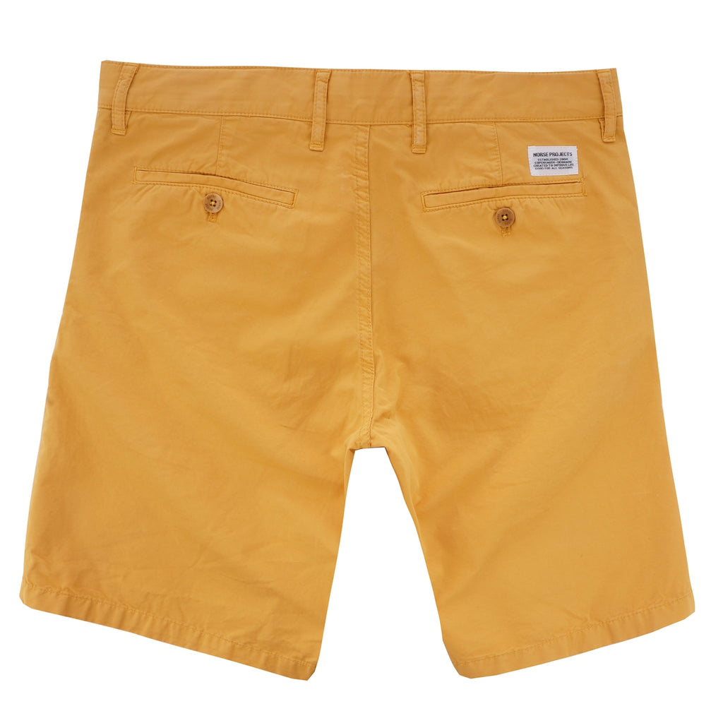 Norse Projects Aros Light Twill Shorts - Sunshine Yellow