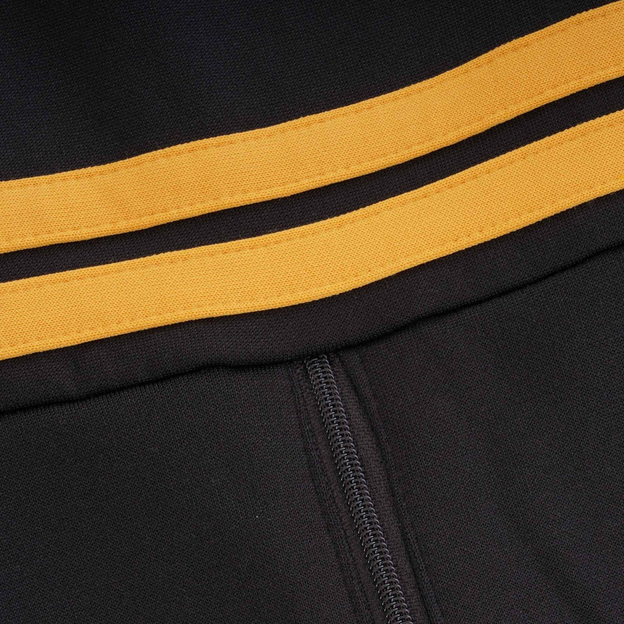 Sergio Tacchini Orion Track Pants - Black & Mustard