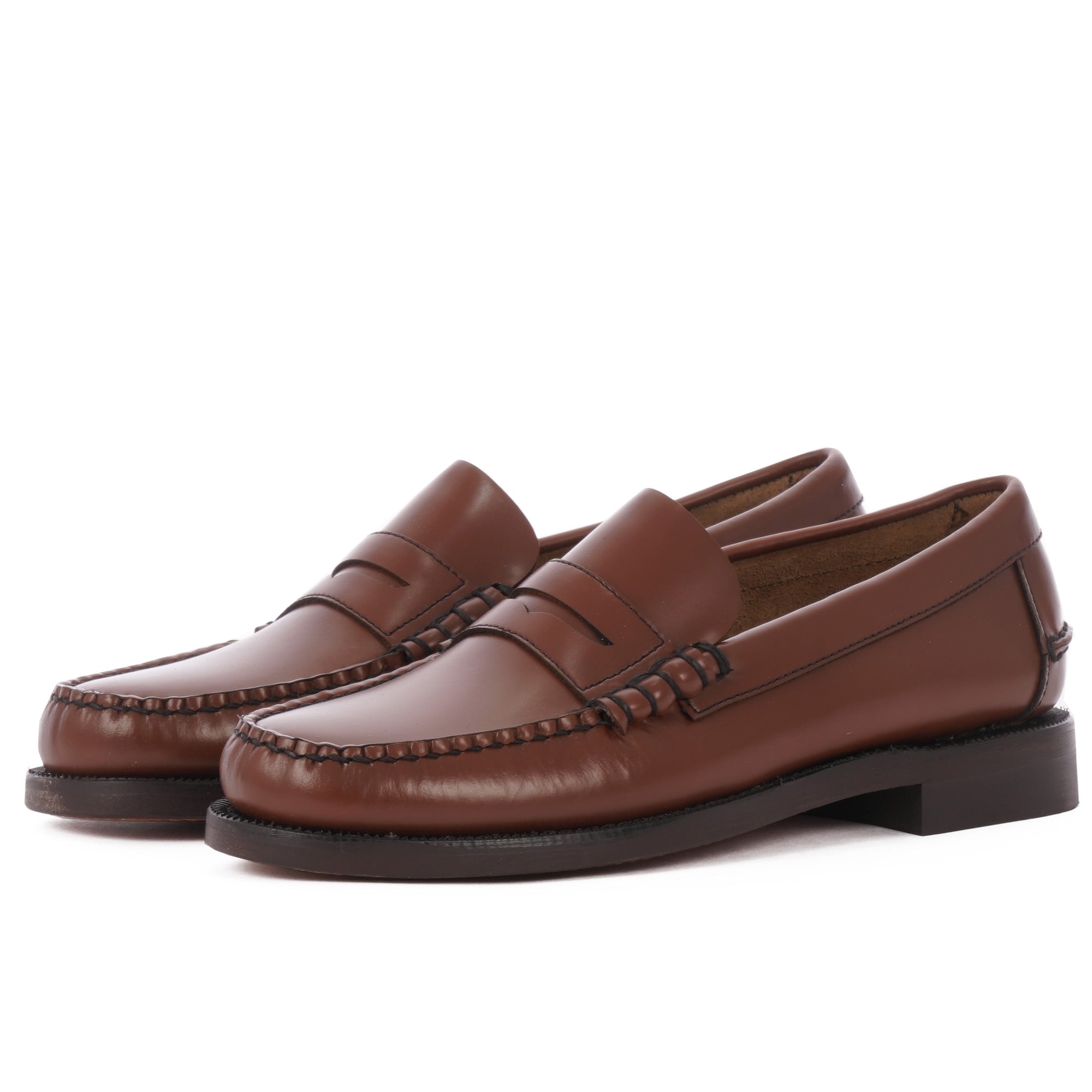 Sebago Classic Dan Leather Loafers - Brown