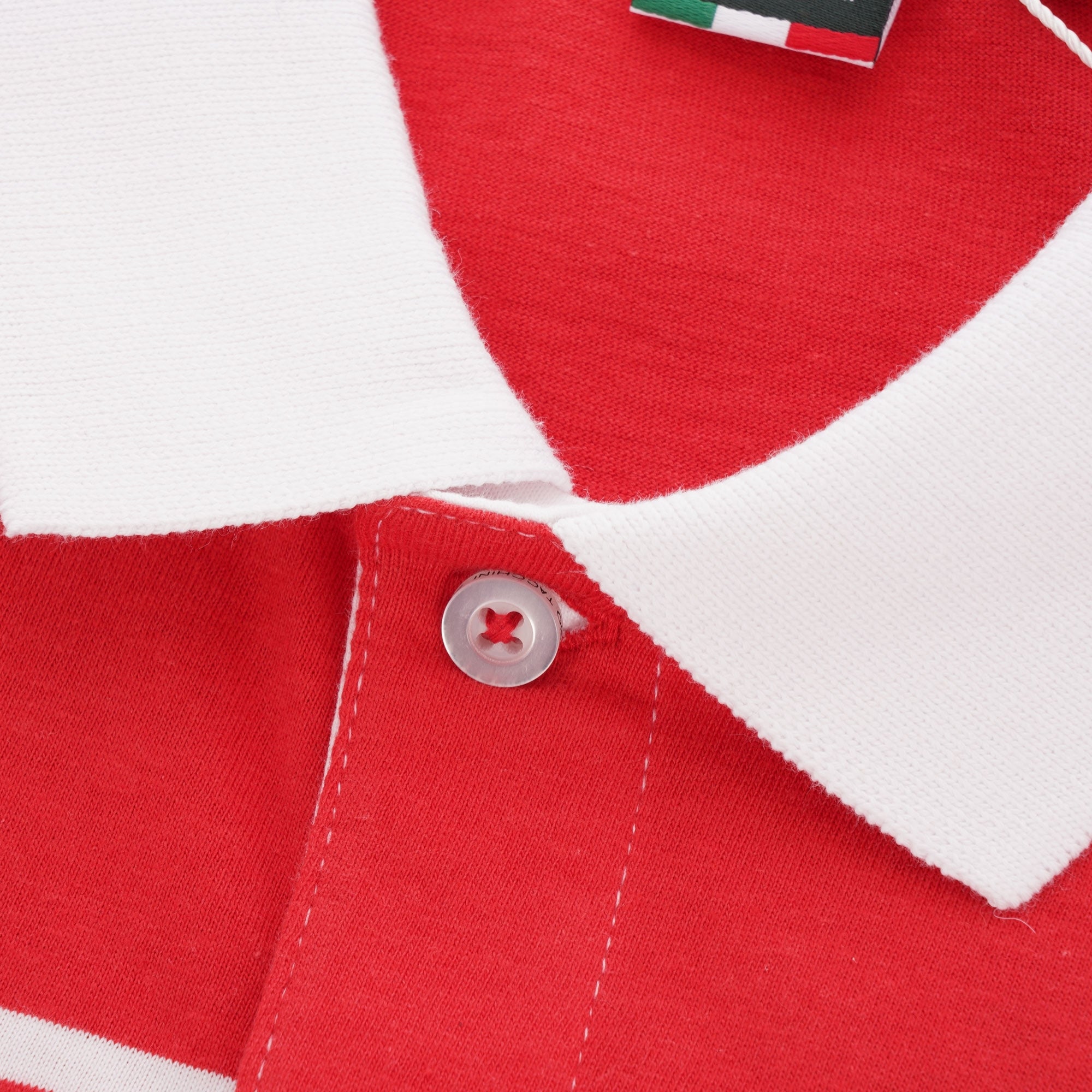 Sergio Tacchini New Young Line Polo Shirt - White & Red