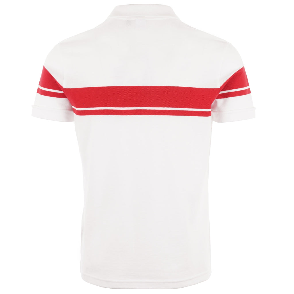 Sergio Tacchini Young Line Archive Polo Shirt - White & Red