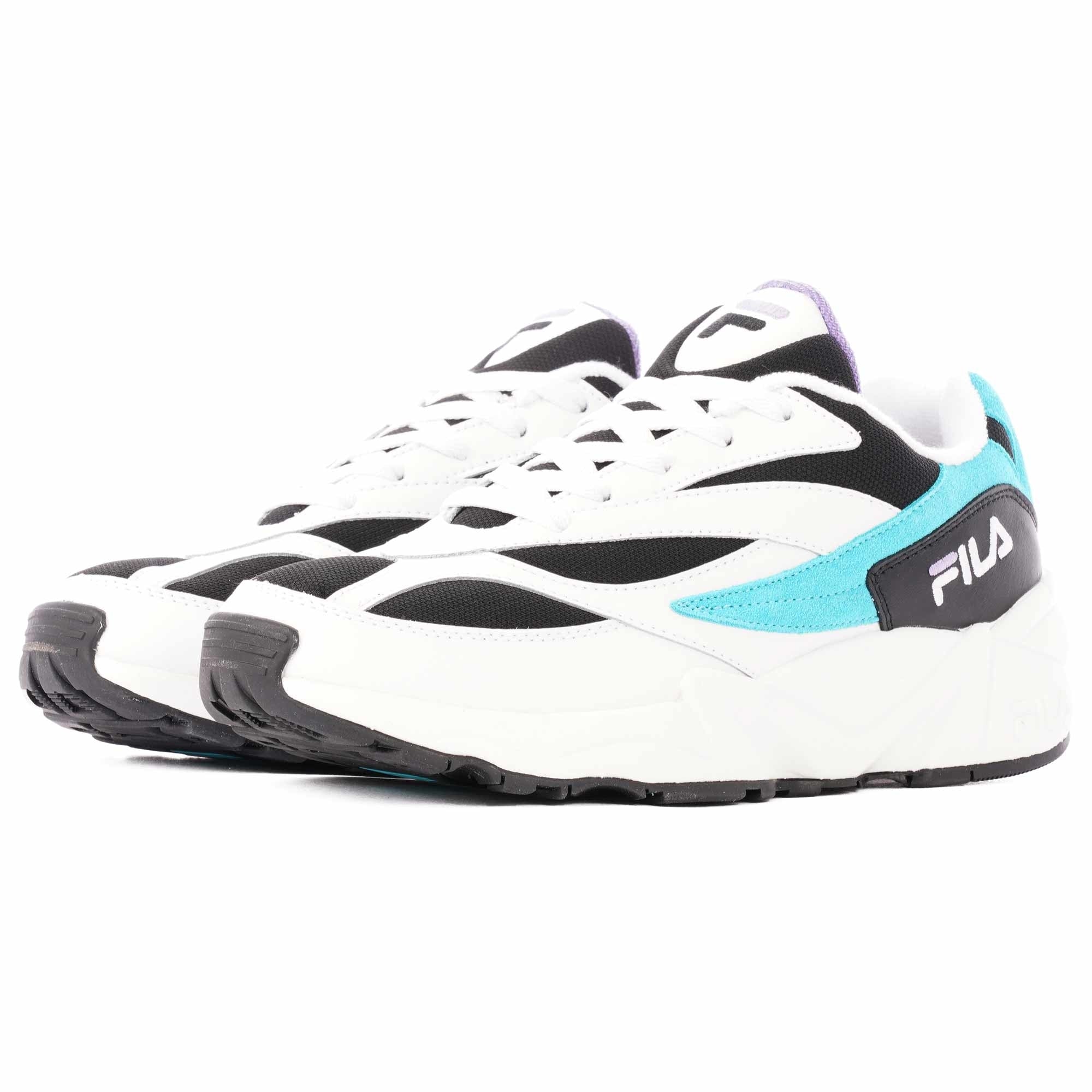 Fila V94M Low - Black, Blue Curacao & Violet Tulip