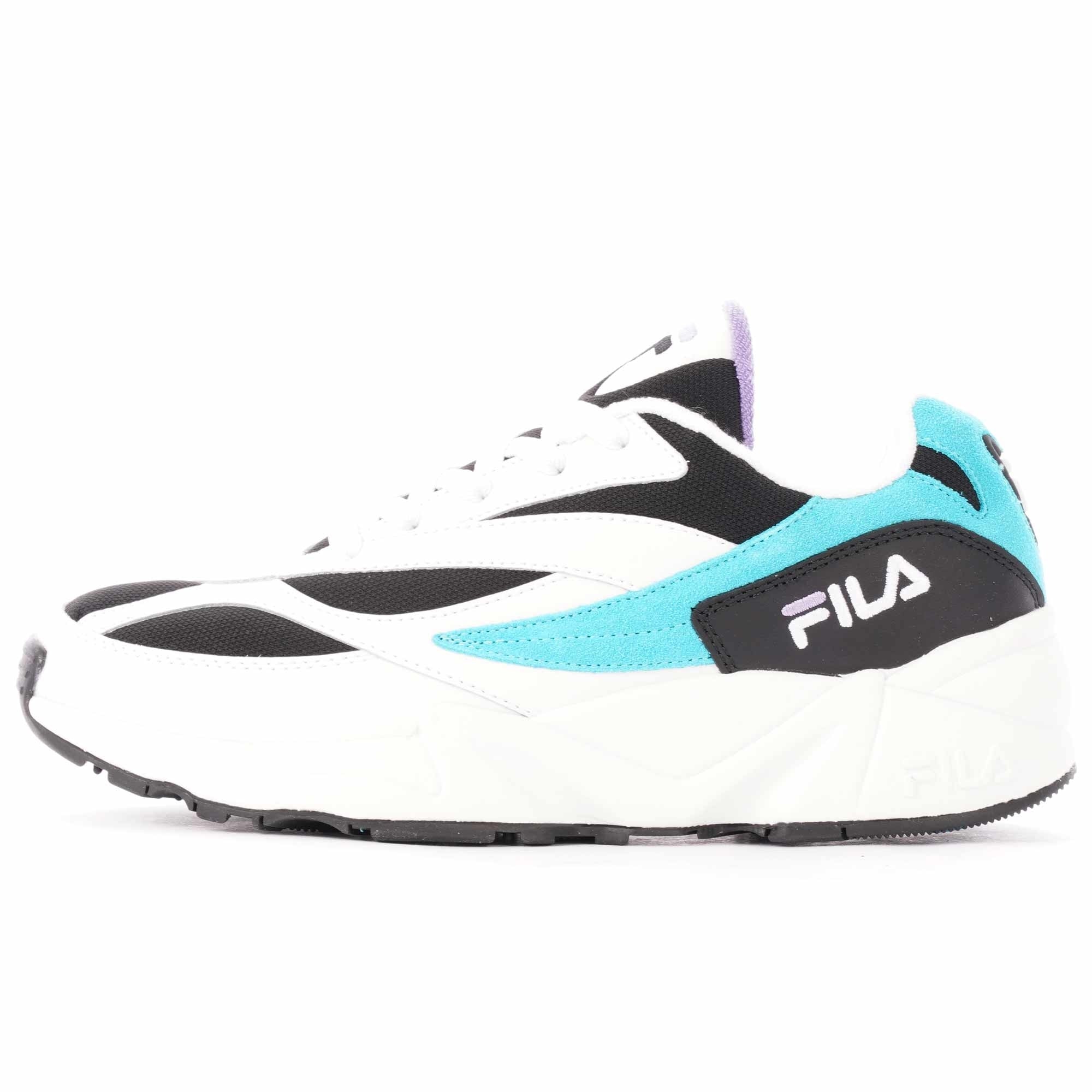 Fila V94M Low - Black, Blue Curacao & Violet Tulip