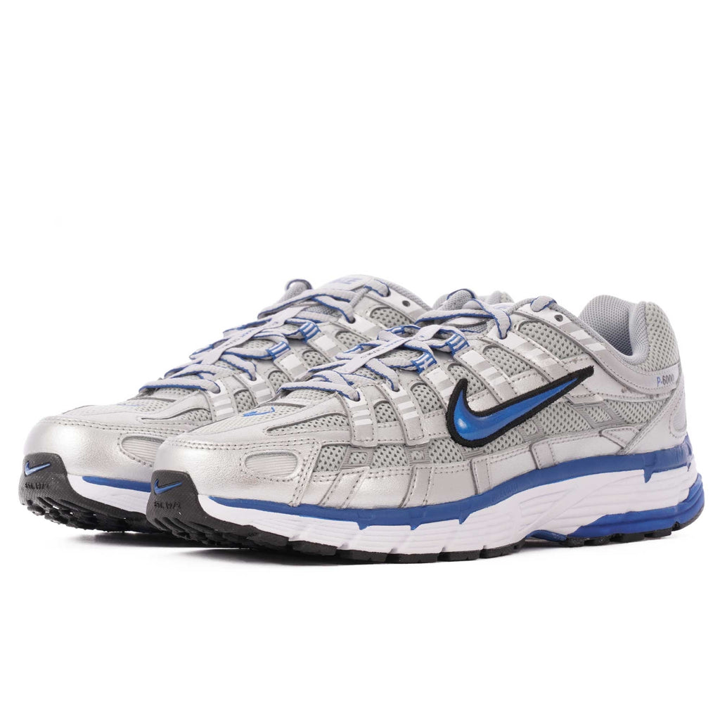 Nike P-6000 - Metallic Silver & Team Royal