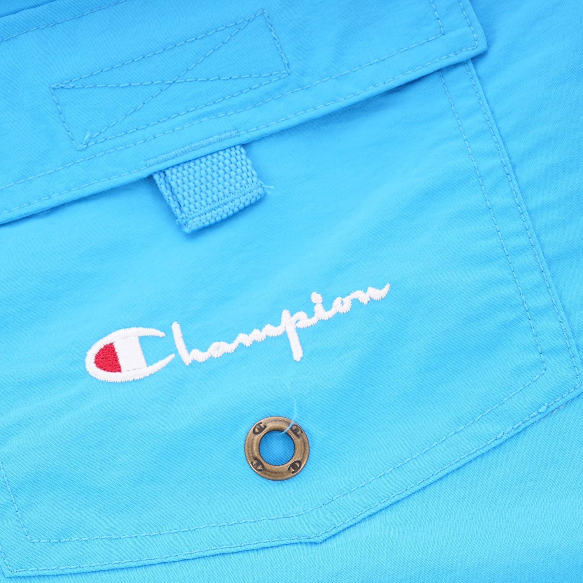 Champion Contrast Seam Detail Swim Shorts - Blue