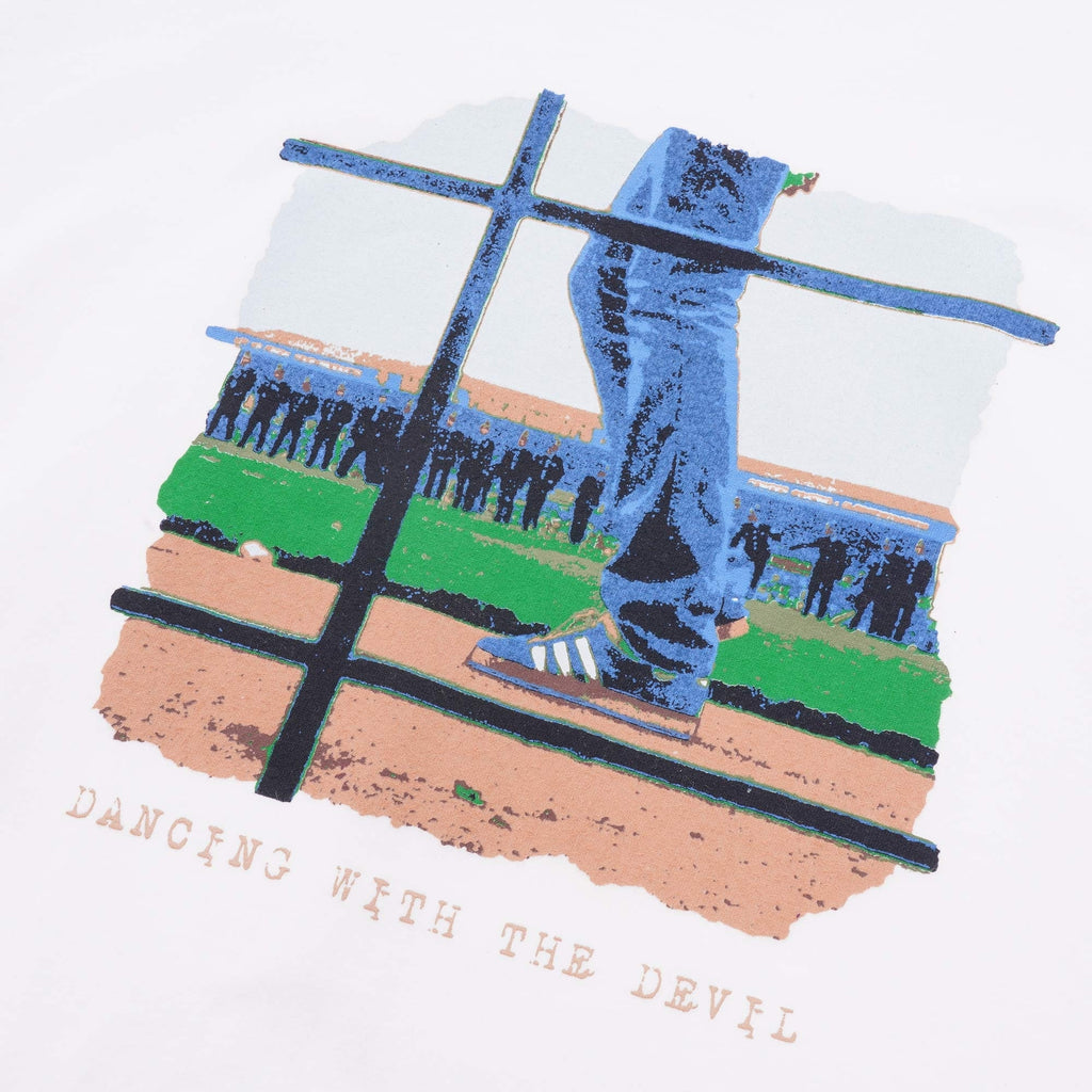 80's Casuals Dancing With The Devil T-Shirt - White