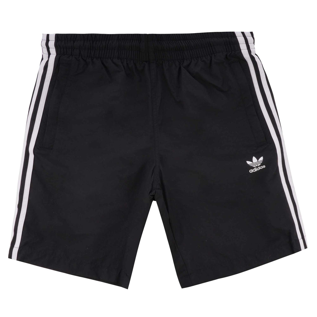 Adidas Originals 3-Stripes Swim Shorts - Black