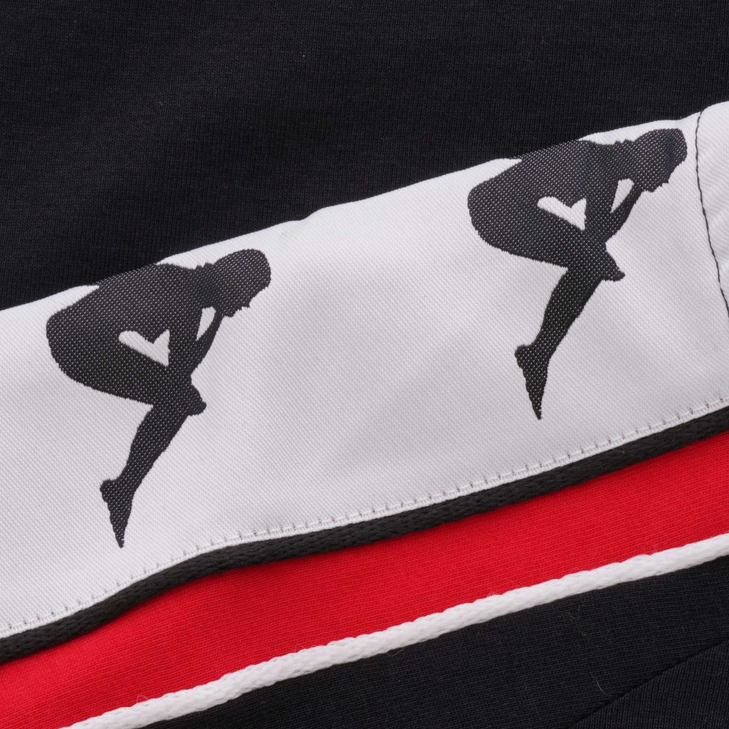 Kappa 222 Banda 10 Arset T-Shirt - Black, Red & White