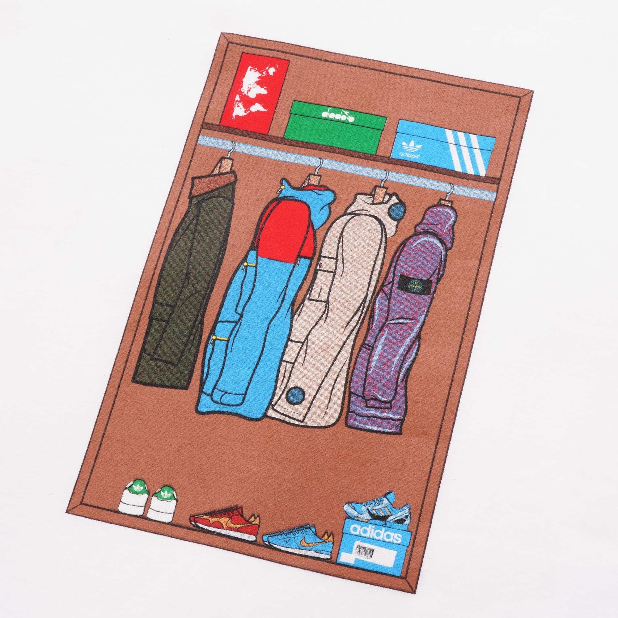 80's Casuals Wardrobe T-Shirt - White
