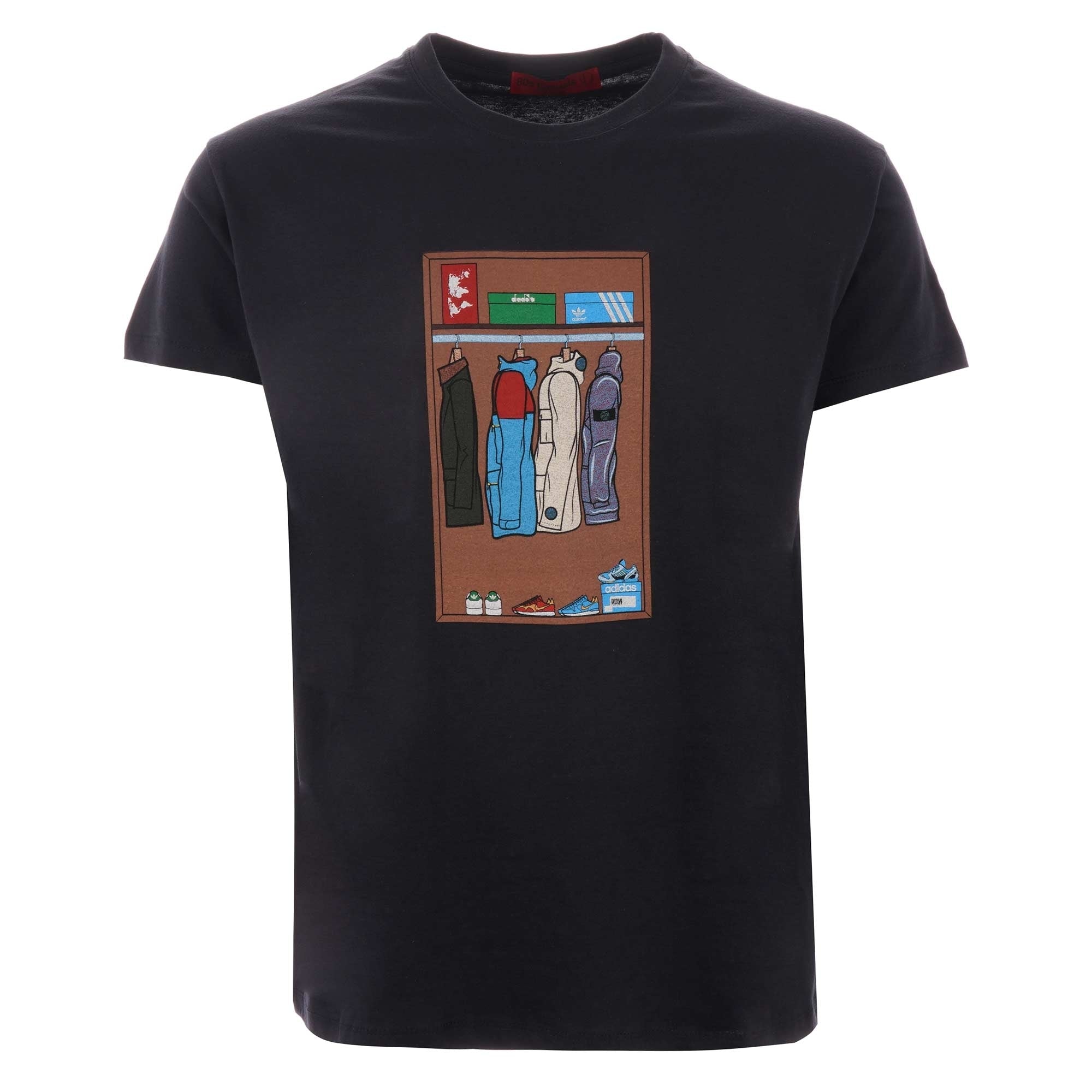 80's Casuals Wardrobe T-Shirt - Navy