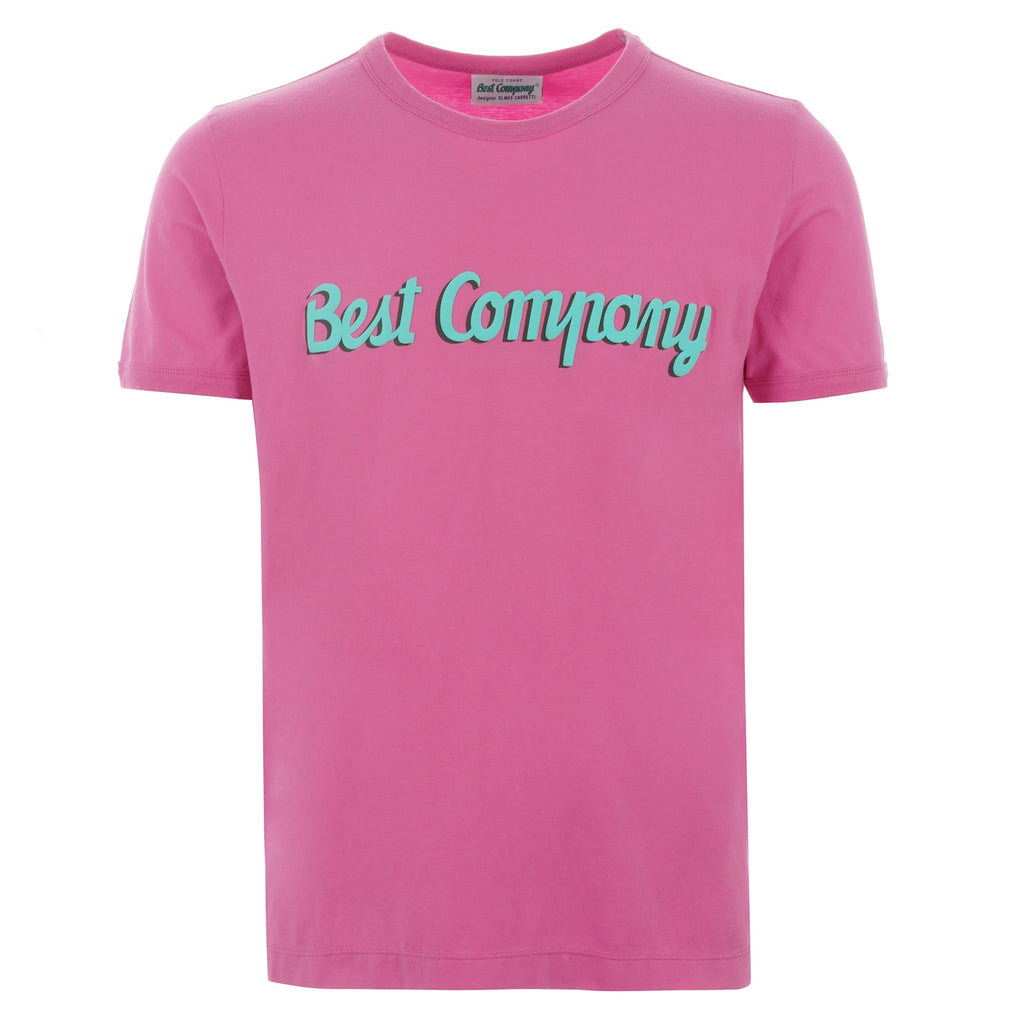 Best Company Logo T-Shirt - Pink