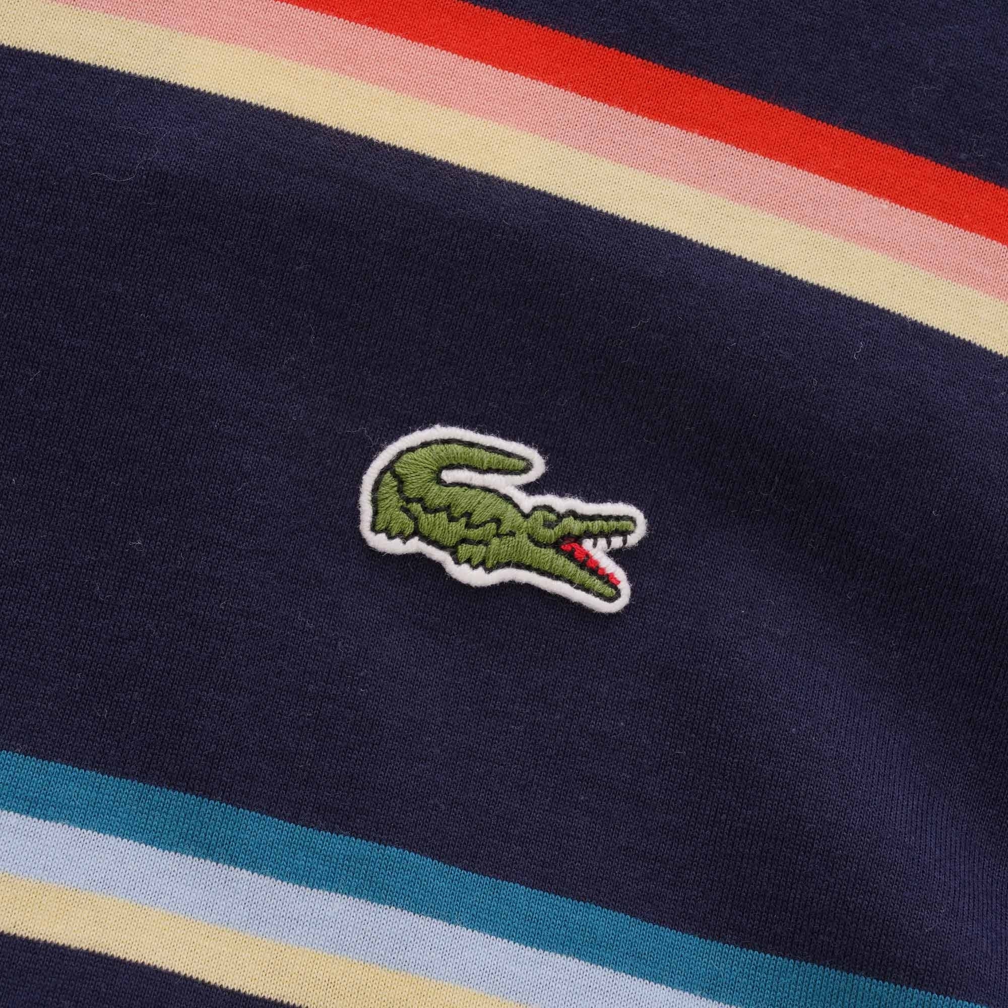 Lacoste Triple Stripe T-Shirt - Navy