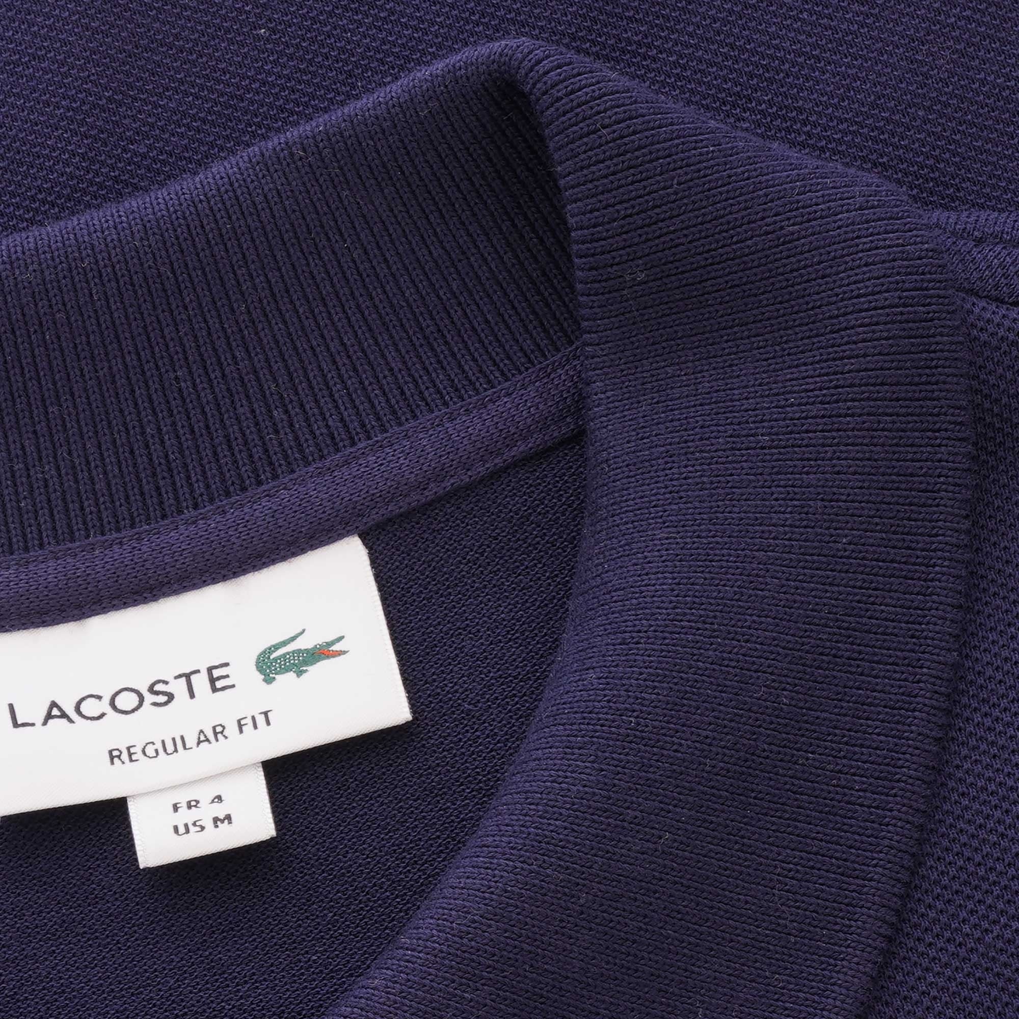 Lacoste Cotton Petit Piqu  Polo Shirt - Navy