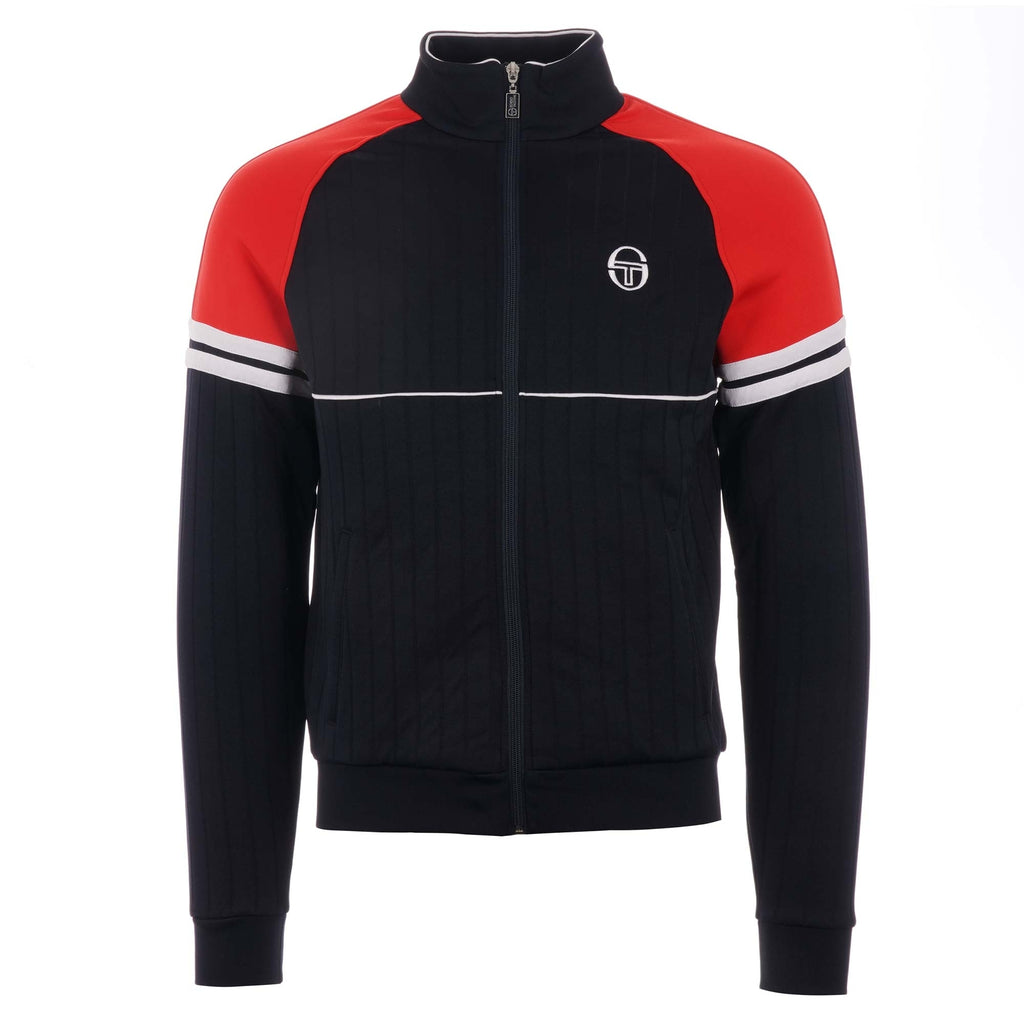 Sergio Tacchini Star Track Top - Navy & Vintage Red