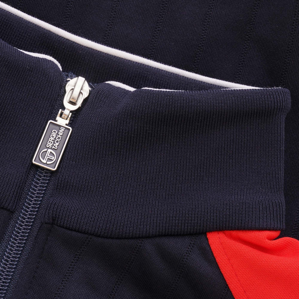 Sergio Tacchini Star Track Top - Navy & Vintage Red