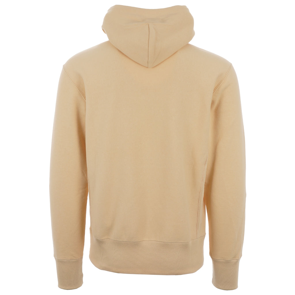 Champion Half Zip Logo Reverse Weave Hoodie - Butter