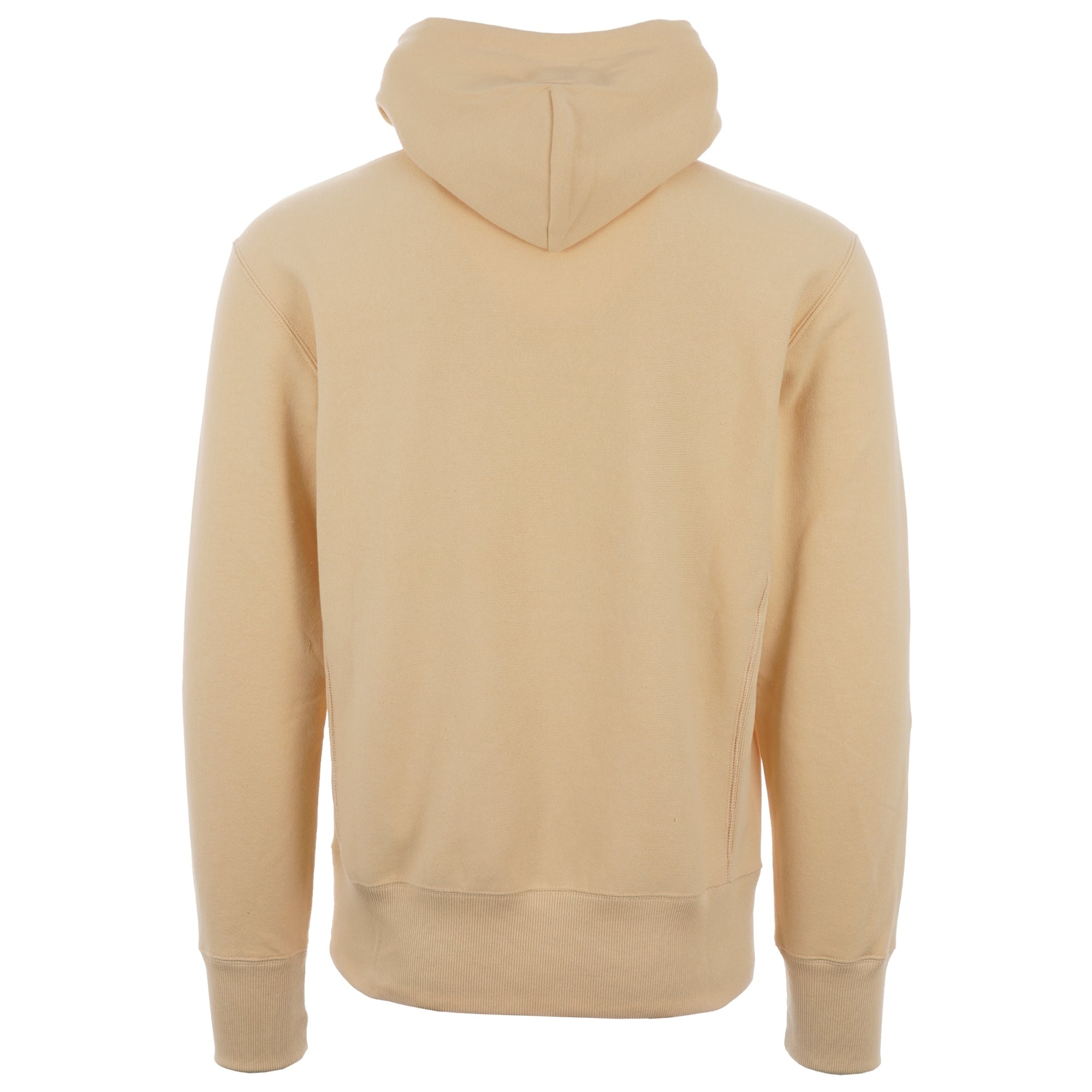Champion Half Zip Logo Reverse Weave Hoodie - Butter
