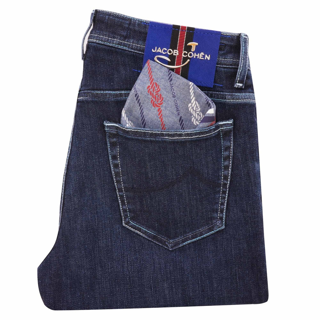 Jacob Cohen Special Edition J688 Rainbow Comfort Jeans - Indigo