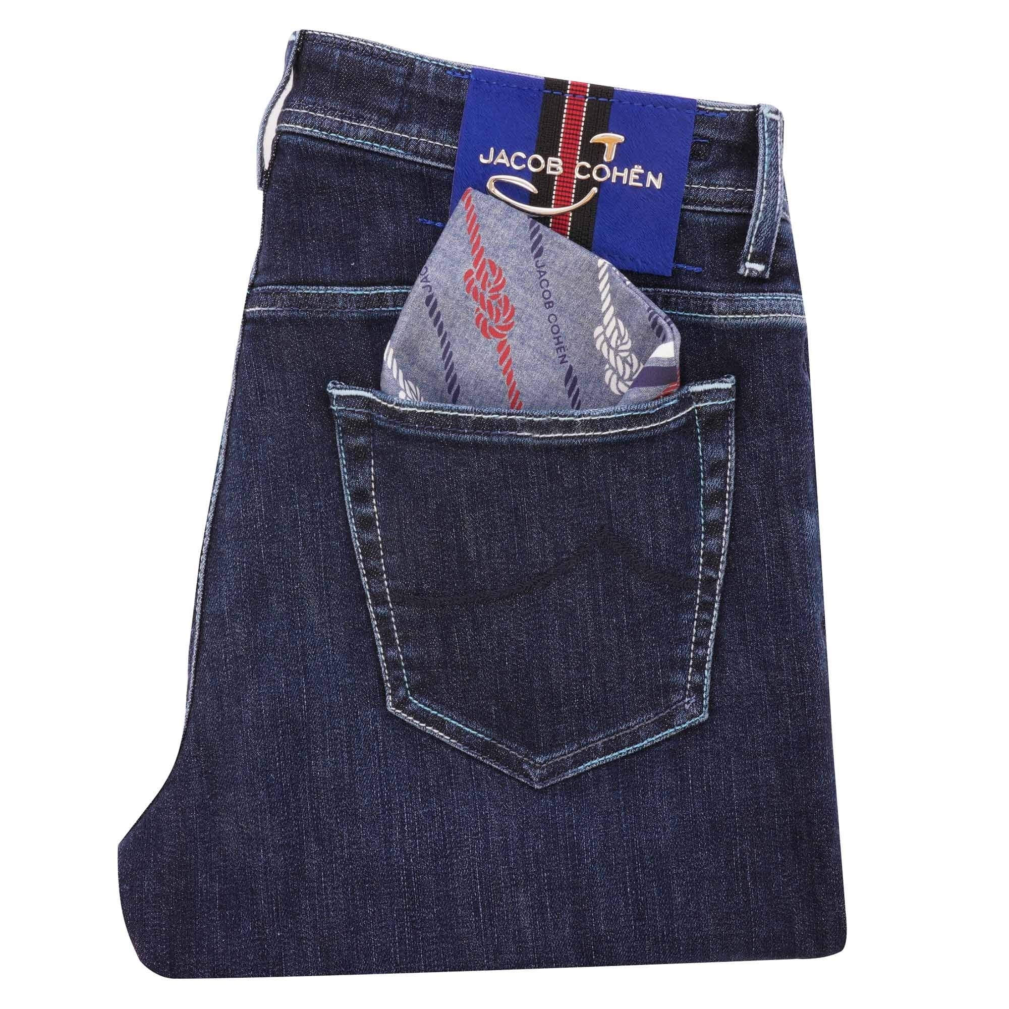 Jacob Cohen Special Edition J688 Rainbow Comfort Jeans - Indigo