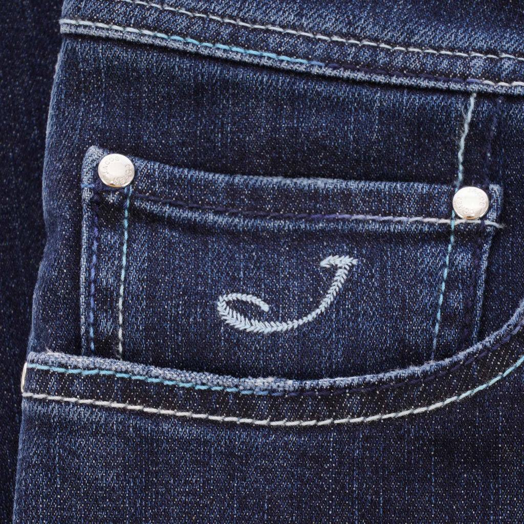 Jacob Cohen Special Edition J688 Rainbow Comfort Jeans - Indigo