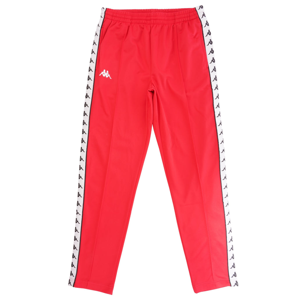 Kappa 222 Banda Astoria Slim  Track Pant - Red & Black