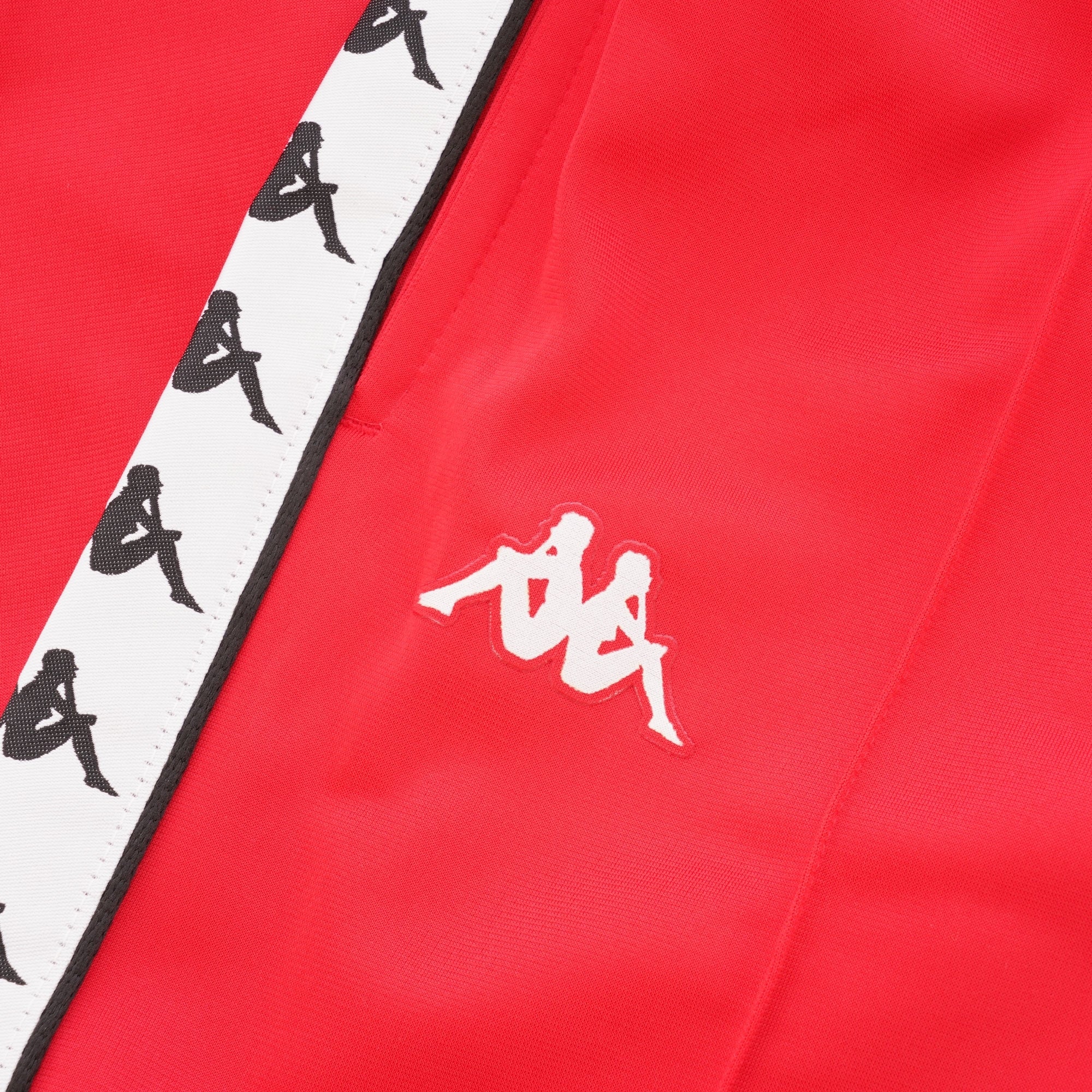 Kappa 222 Banda Astoria Slim  Track Pant - Red & Black