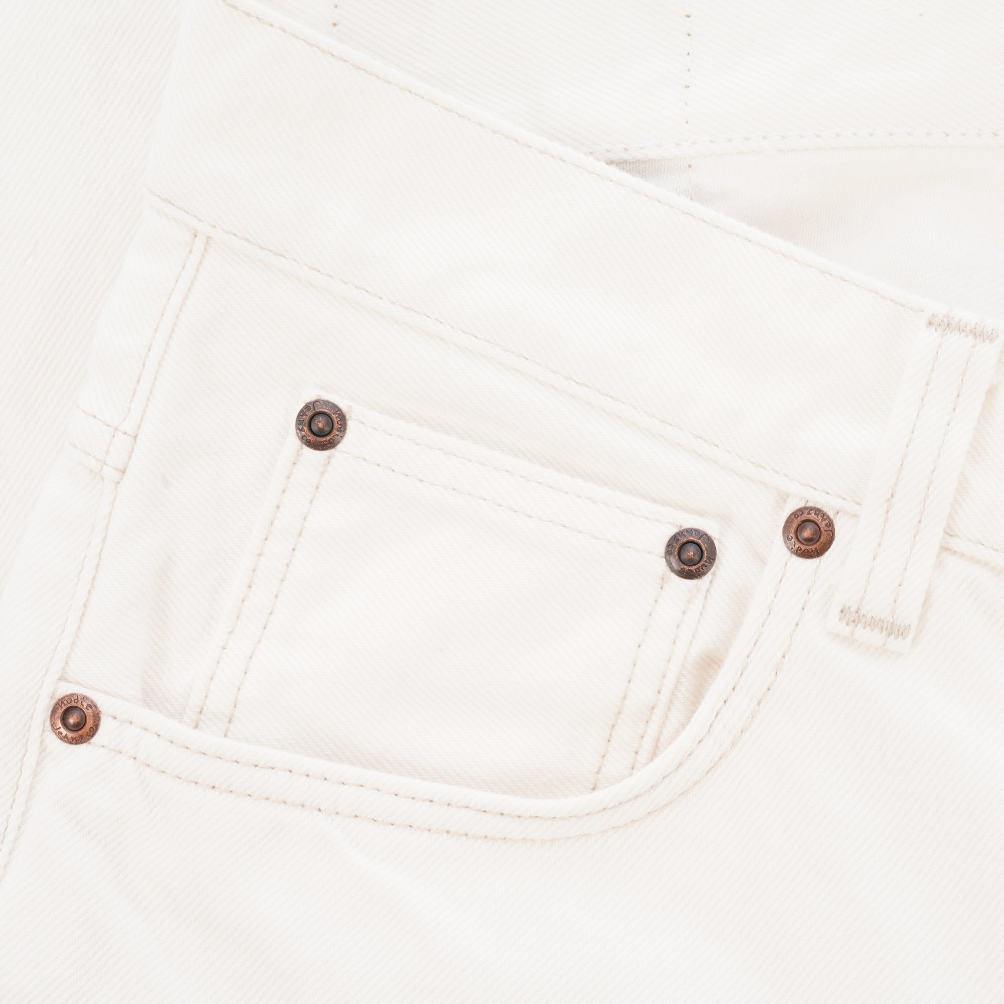 Nudie Jeans Sleepy Sixten Jeans - Ecru