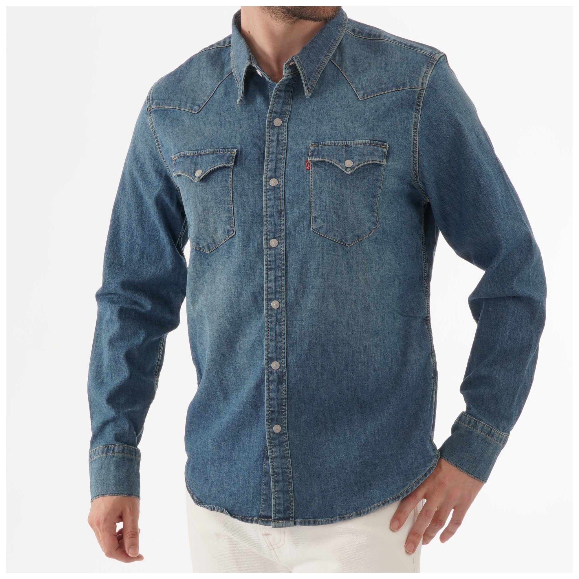 Levi's® Barstow Western Shirt - Dark Denim