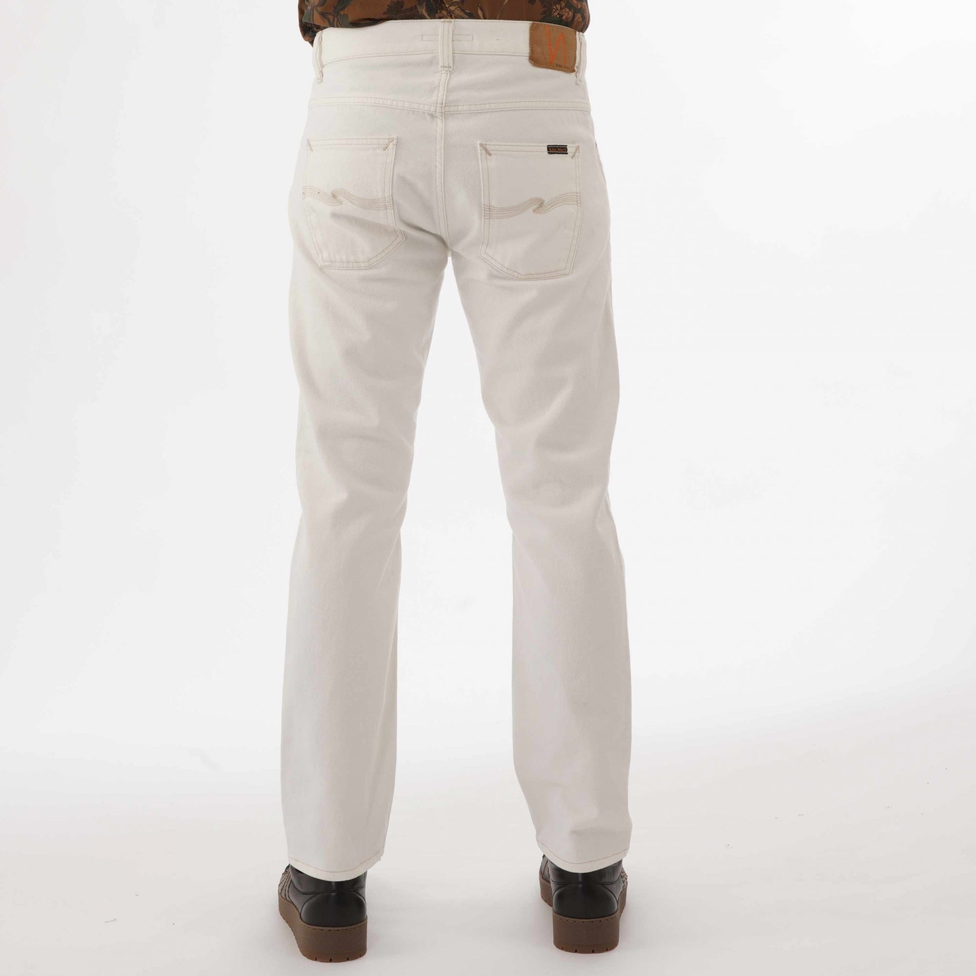 Nudie Jeans Sleepy Sixten Jeans - Ecru