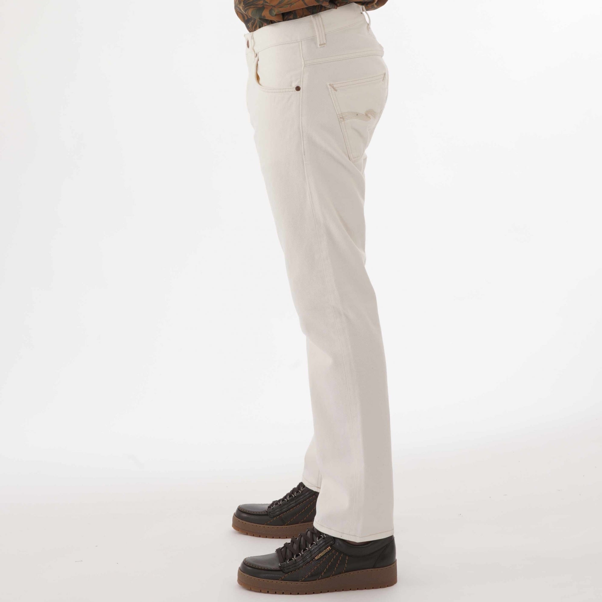 Nudie Jeans Sleepy Sixten Jeans - Ecru