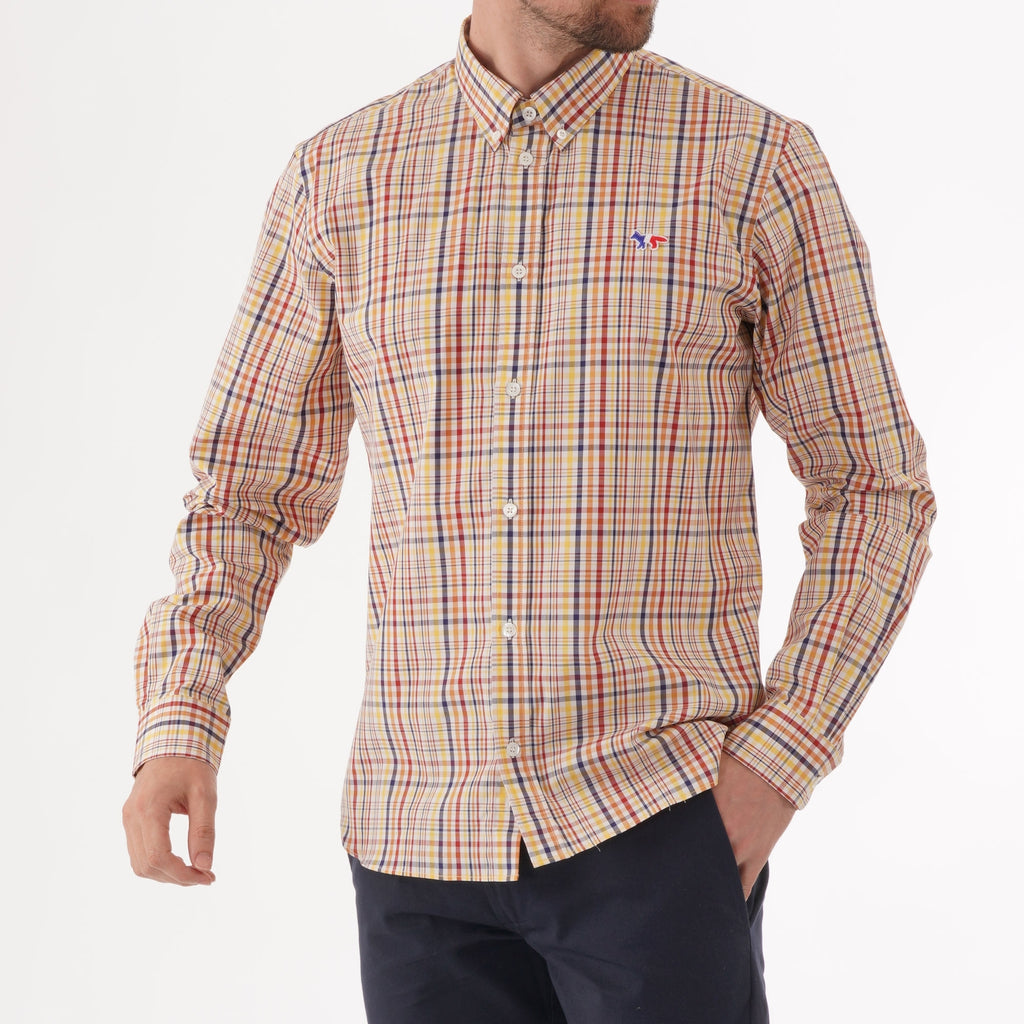 Maison Kitsune Check Classic Shirt - Multi