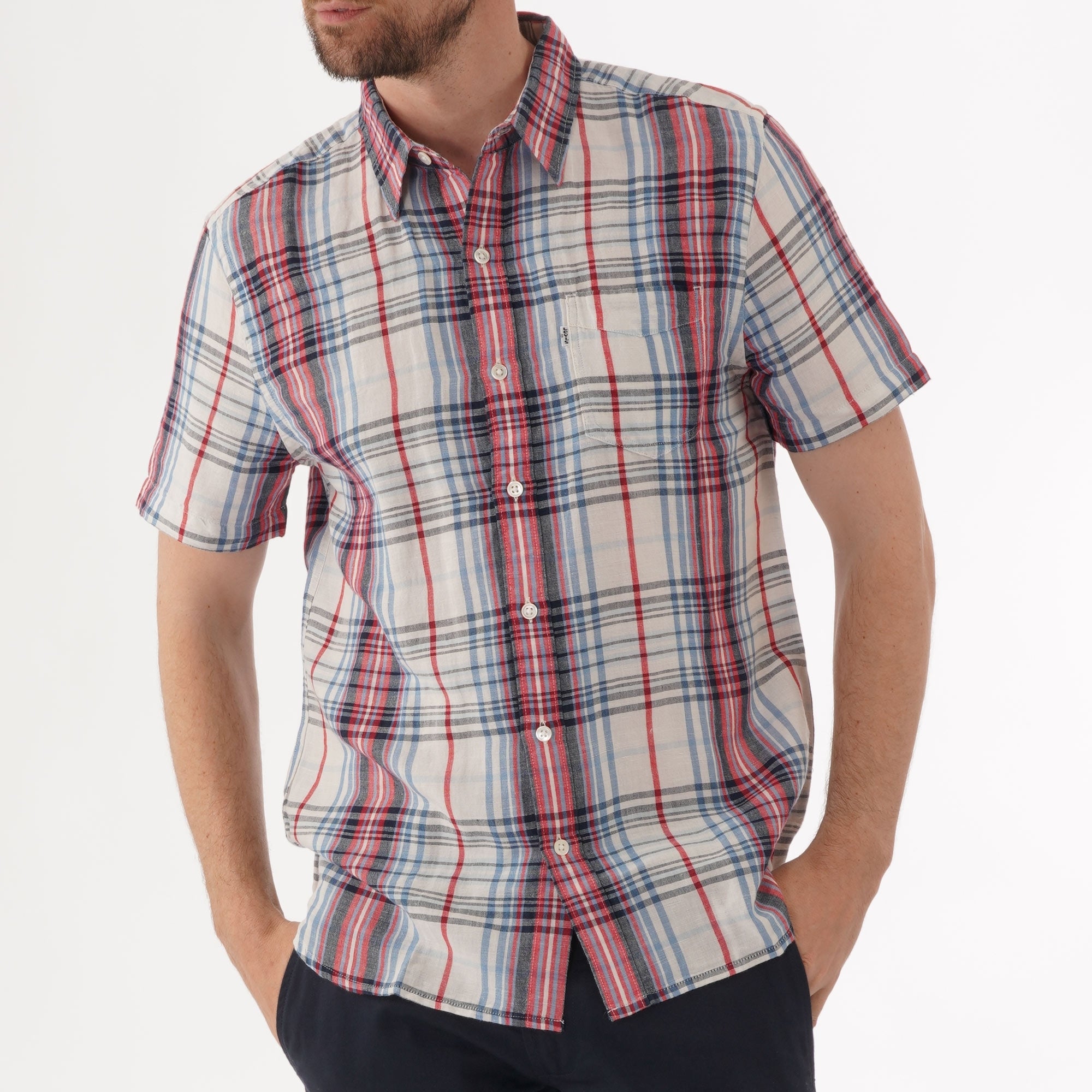 Levi's® Short Sleeve Sunset Shirt - Maydole Marshmallow