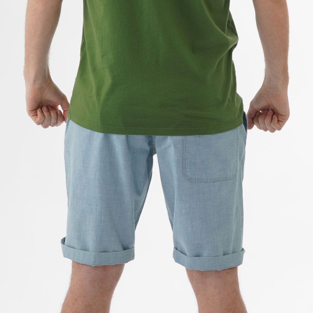 Edwin Gangis Shorts - Blue Light Stone Wash
