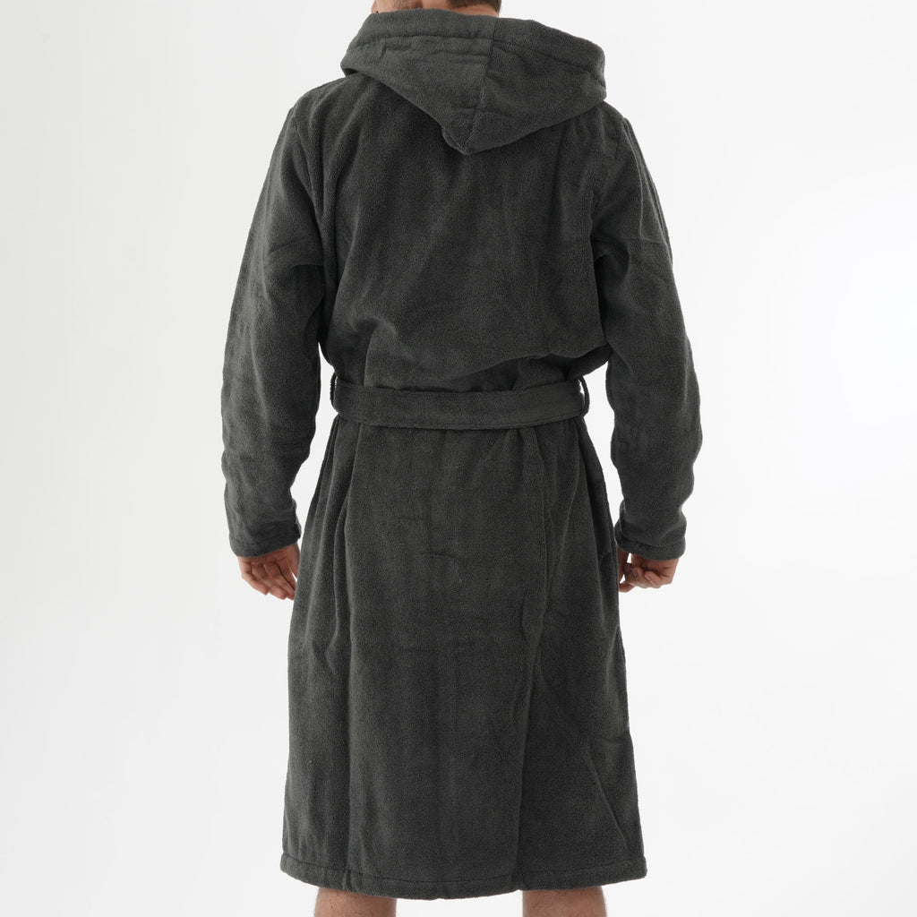 Tommy Hilfiger Cotton Towelling Bathrobe - Magnet
