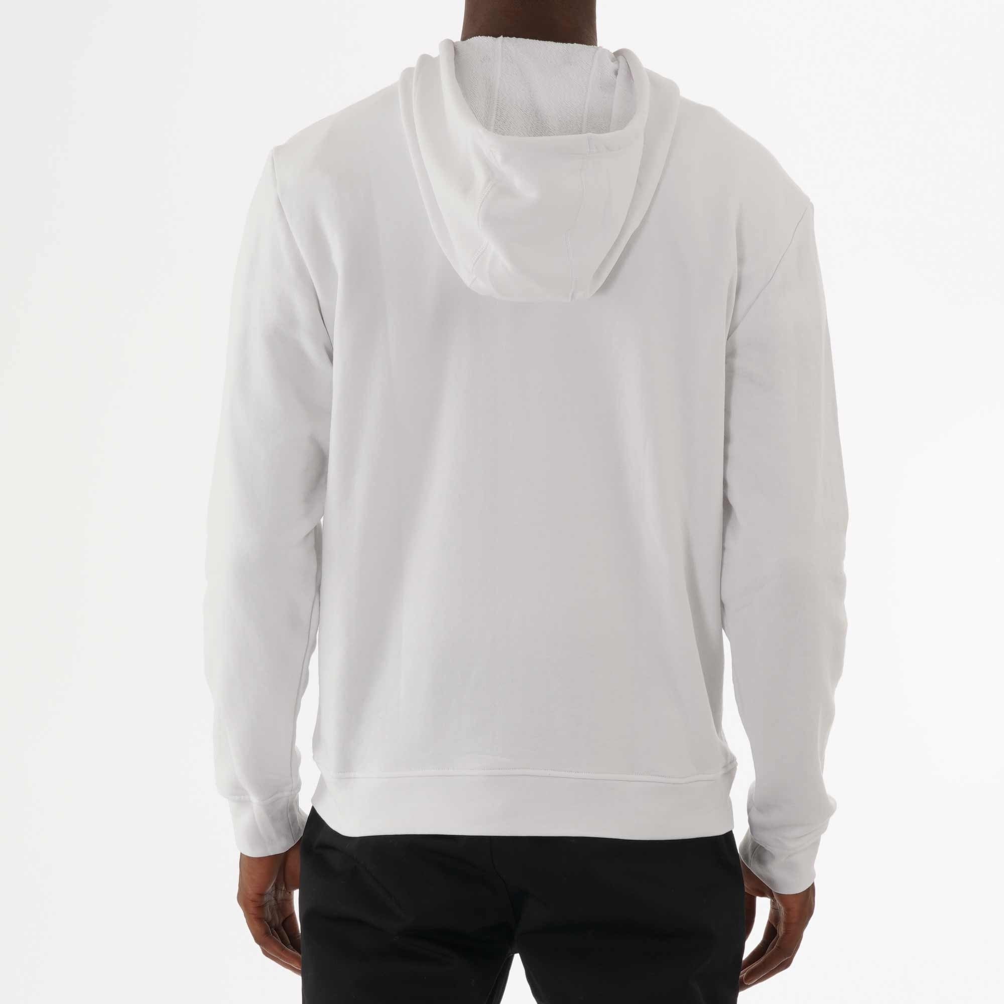 Champion Half Zip Logo Reverse Weave Hoodie - White