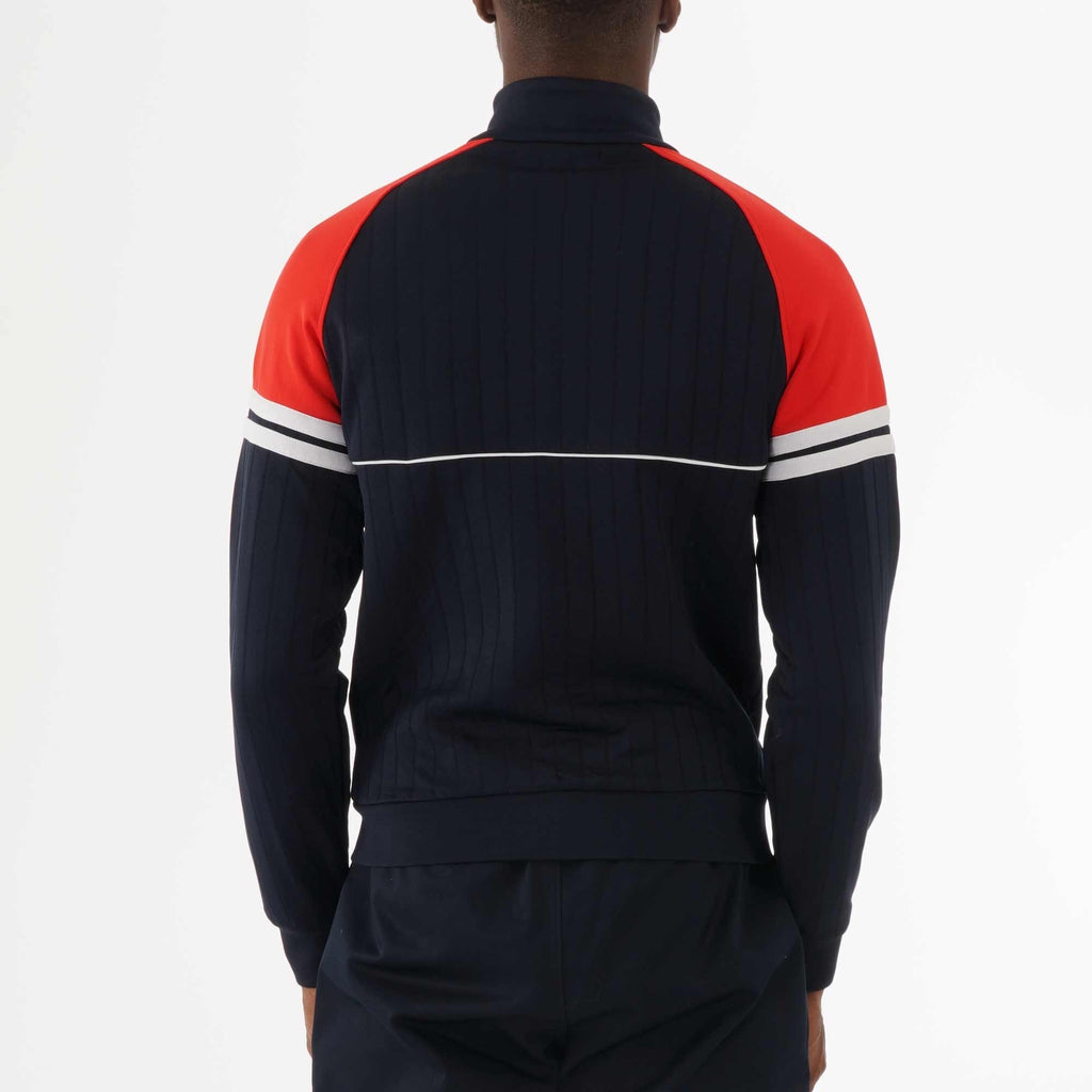 Sergio Tacchini Star Track Top - Navy & Vintage Red