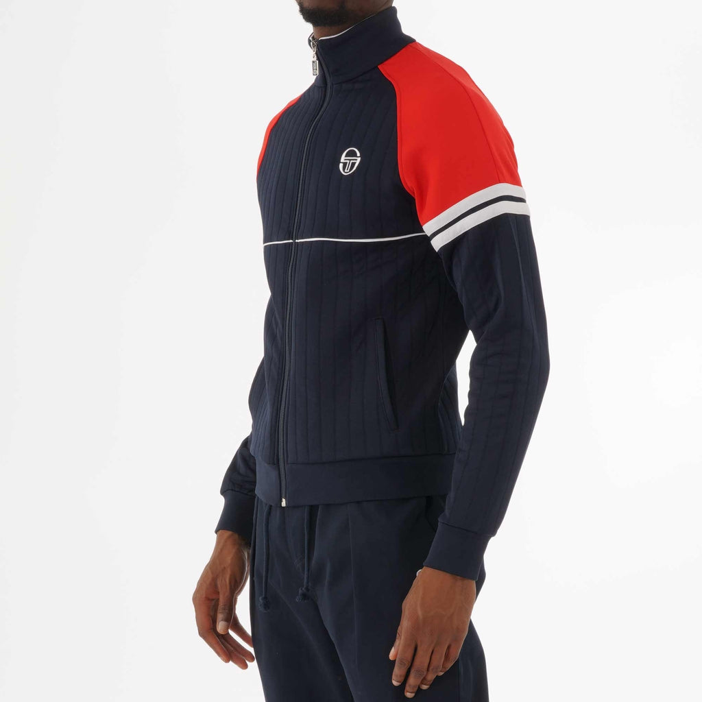 Sergio Tacchini Star Track Top - Navy & Vintage Red