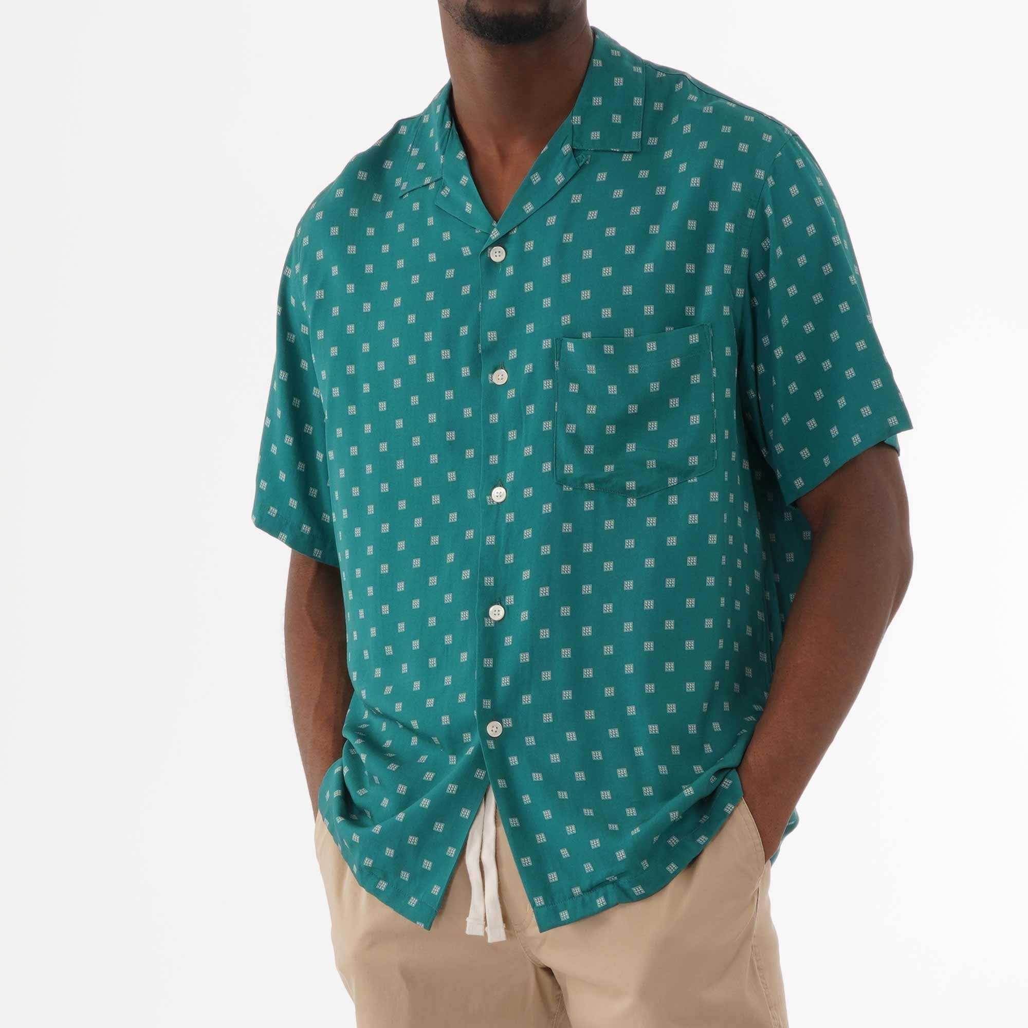 Portuguese Flannel Nash Vacation Shirt - Green