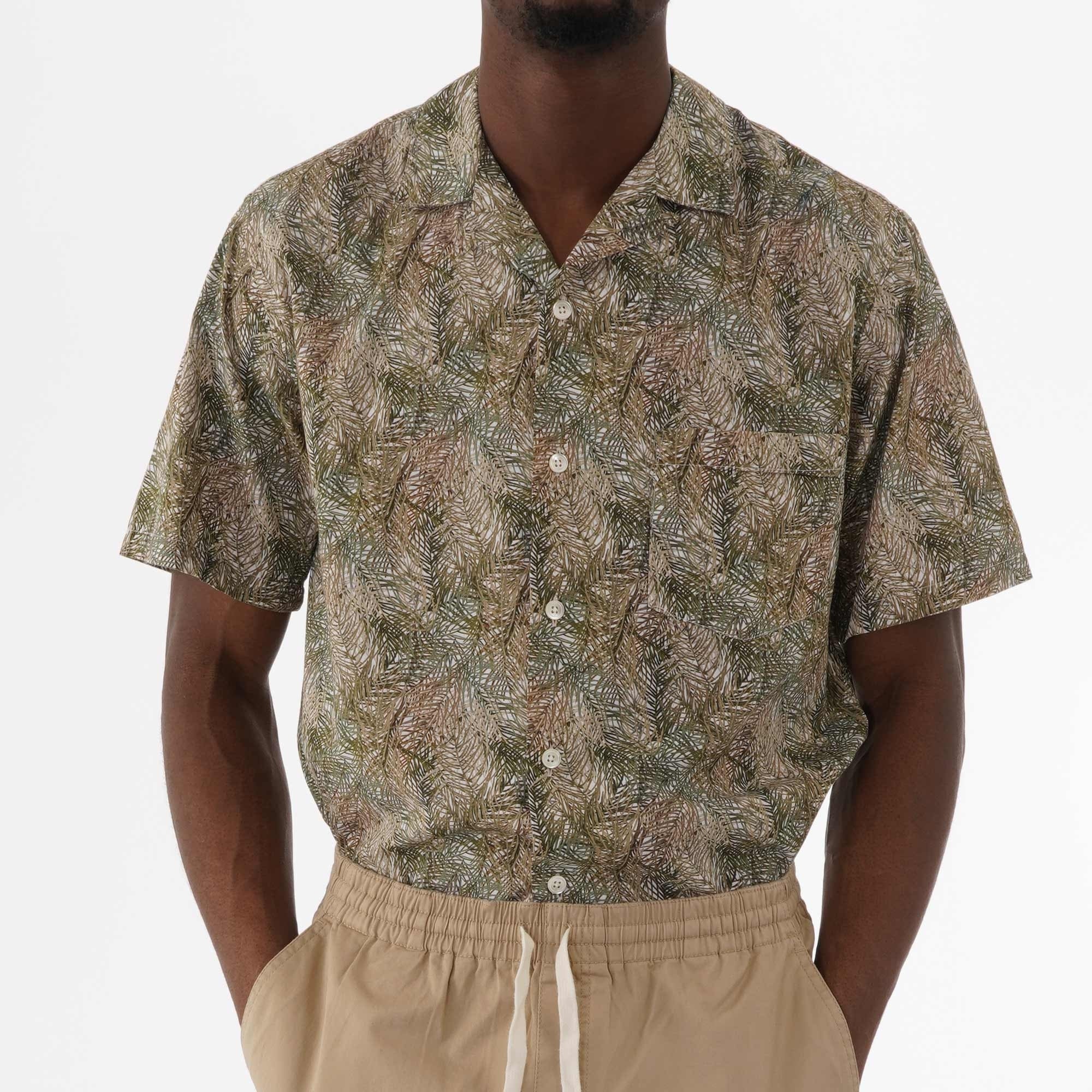 Portuguese Flannel Pine Vacation Shirt - Green