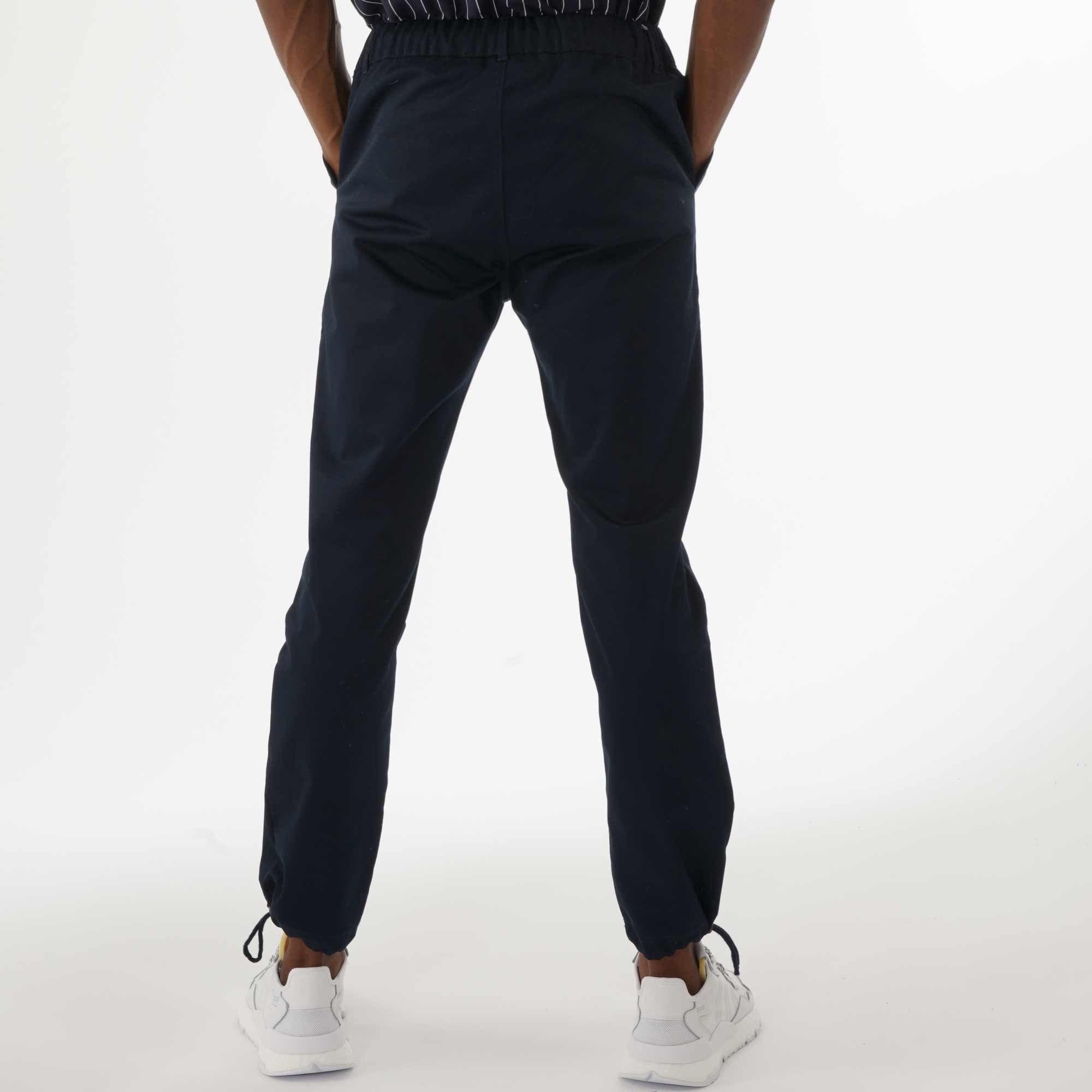 Champion Drawstring Cuffed Woven Joggers - Navy