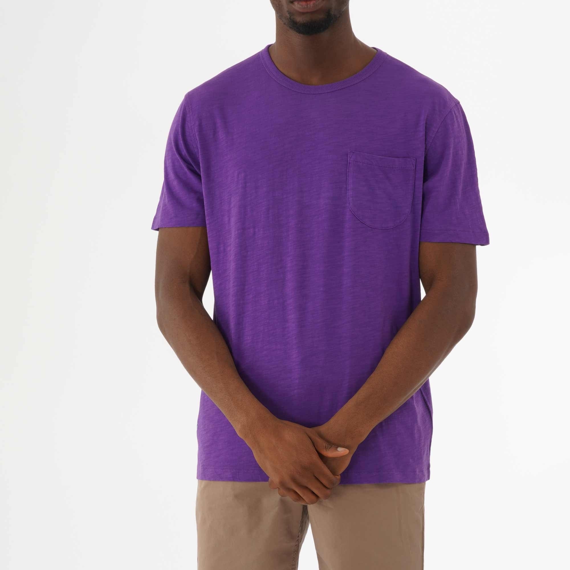 YMC Wild Ones Pocket T-Shirt - Purple