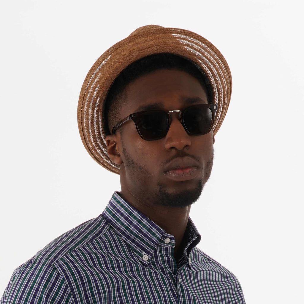 Stetson Hats Collano Player Toyo Straw Hat- Brown